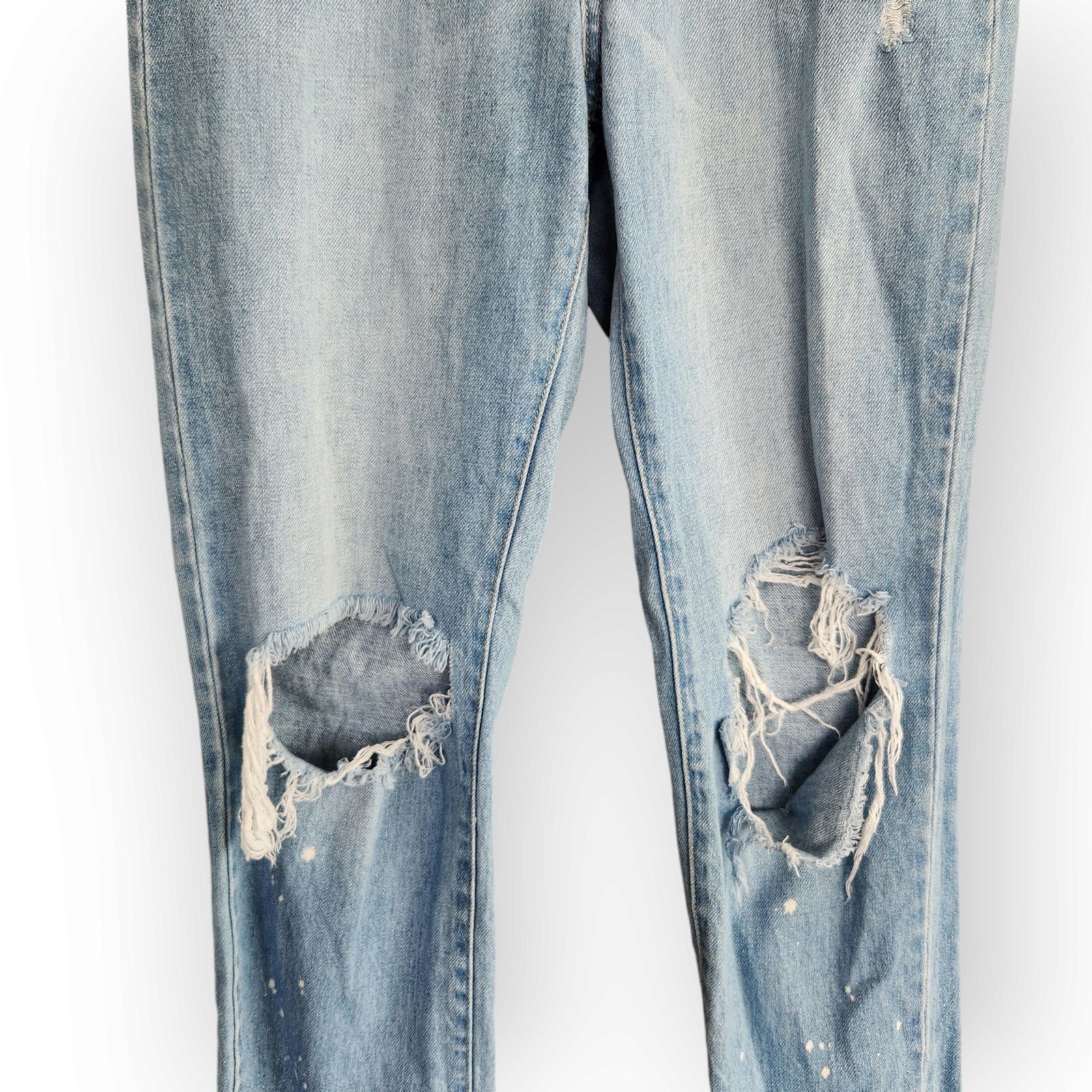 Bdg BDG High Waisted Slim Straight Tapered Leg Ripped Jeans 28 Size 28" / US 6 / IT 42 - 3 Thumbnail