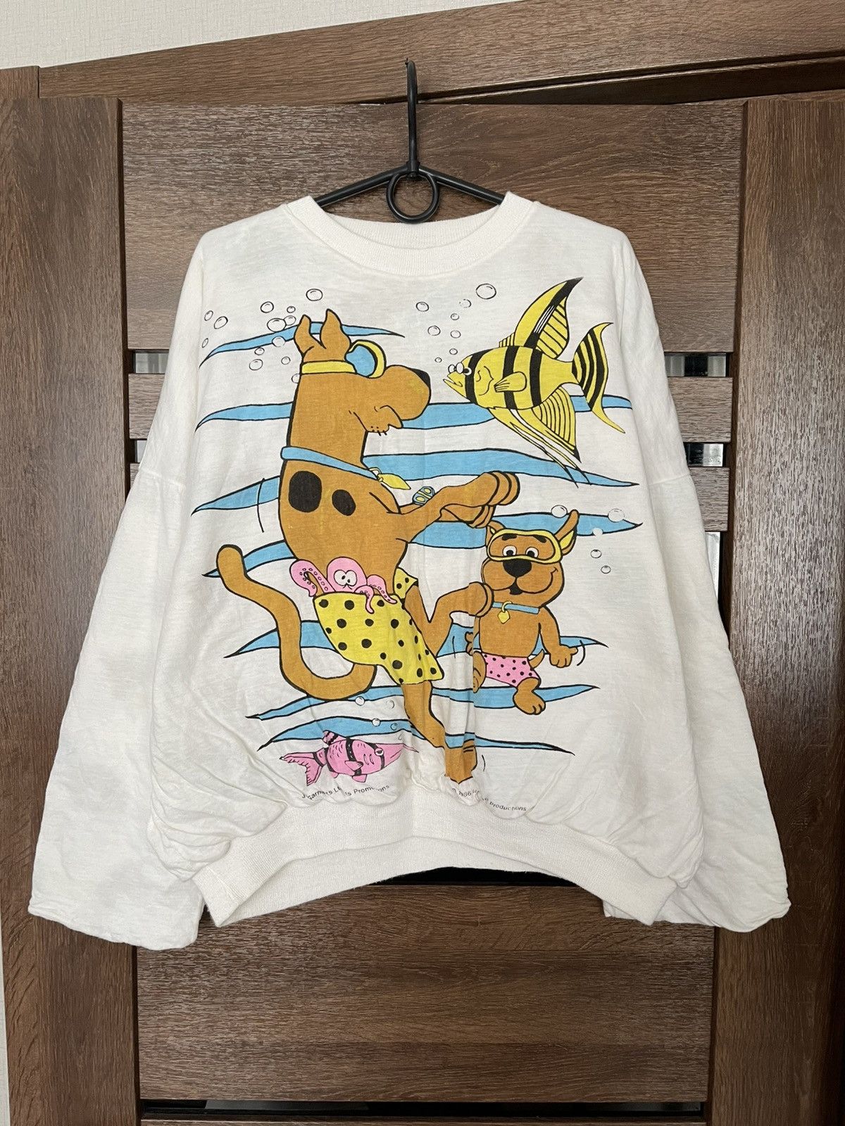 Vintage 1986 Scooby Doo Hanna Barbera Vintage Reversible Sweatshirt Size US M / EU 48-50 / 2 - 9 Thumbnail