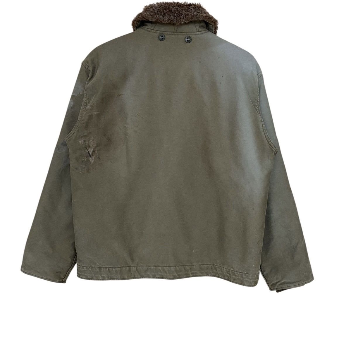 Other Vintage French Navy Deck N-1 Fur Jacket 1970s Size US L / EU 52-54 / 3 - 2 Thumbnail