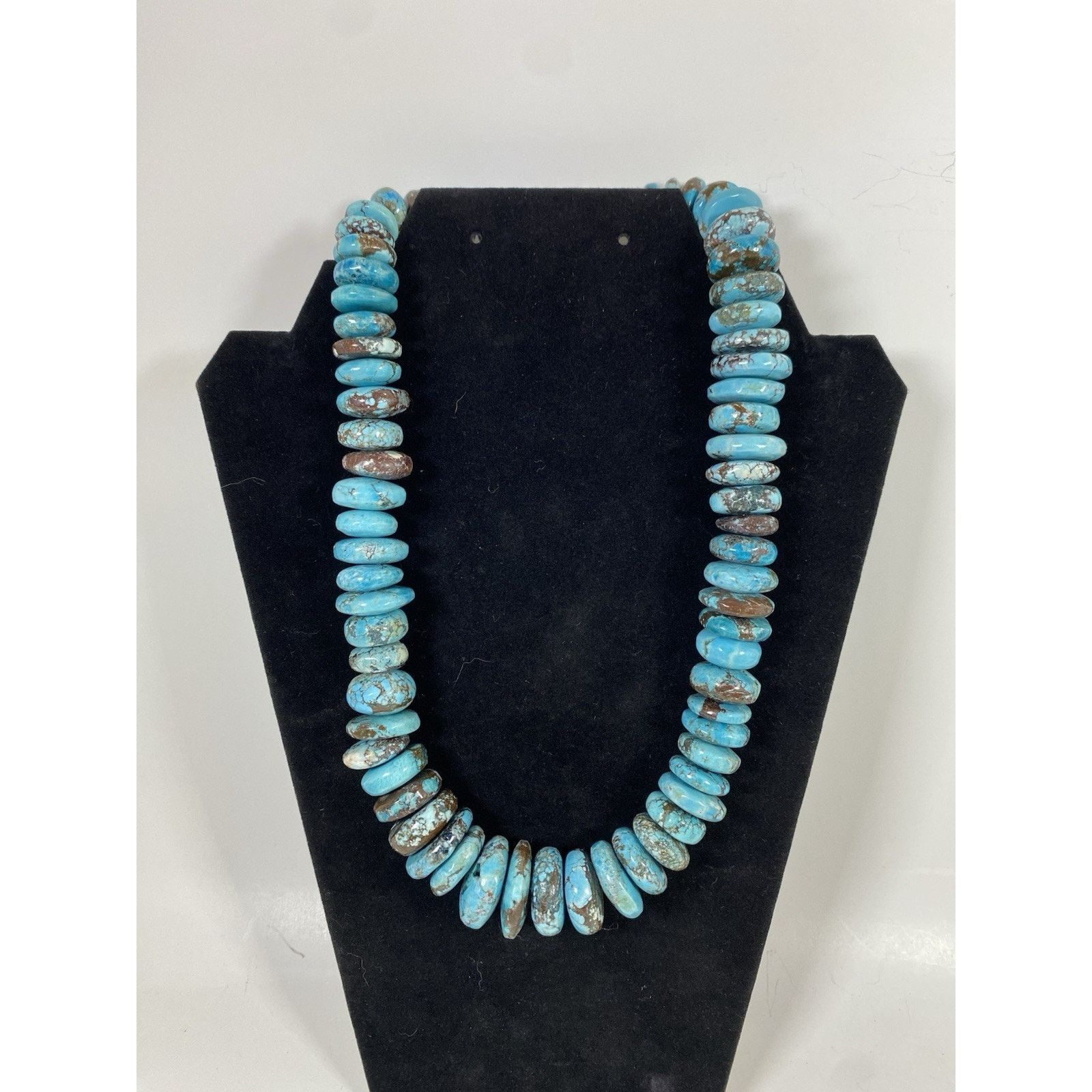 Other Vintage Native American Navajo Spiderweb Turquoise Necklace Size ONE SIZE - 1 Thumbnail