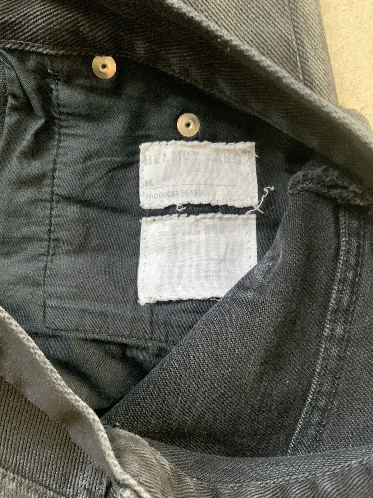 Helmut Lang ARCHIVE 90’S HELMUT LANG WAXED DENIM JEANS Size US 31 - 3 Thumbnail