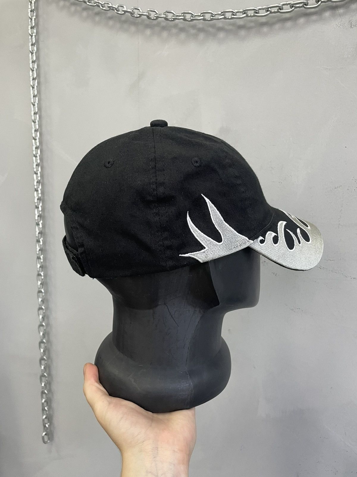 Harley Davidson Harley davidson style flames cap hat y2k diesel Size ONE SIZE - 4 Thumbnail