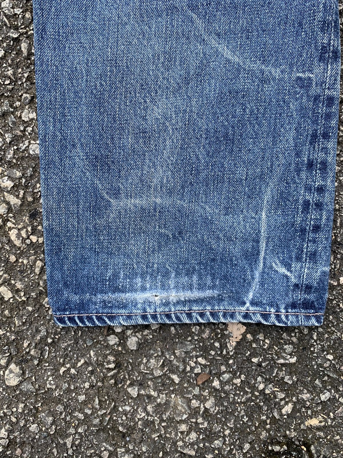 Jean × OMNIGOD × Vintage OMNIGOD JAPANESE BUTTON FLY SELVEDGE DISTRESSED DENIM🎌 Size US 28 / EU 44 - 22 Thumbnail