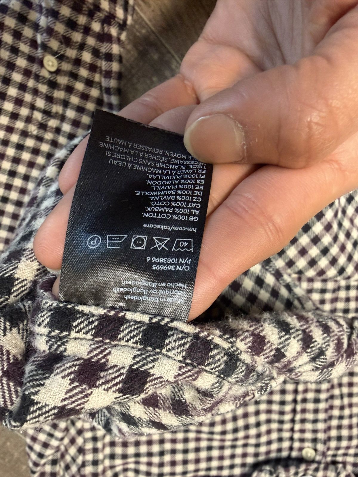 H&M H&M Relaxed Fit Flannel Size US M / EU 48-50 / 2 - 6 Thumbnail