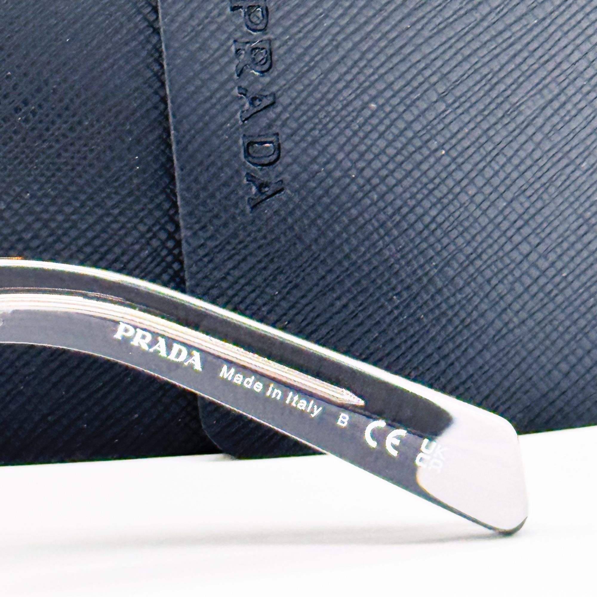 Prada NEW PRADA SUNGLASSES PR09ZS 18S09T TRANSPARENT GRAY UNISEX Size ONE SIZE - 8 Thumbnail