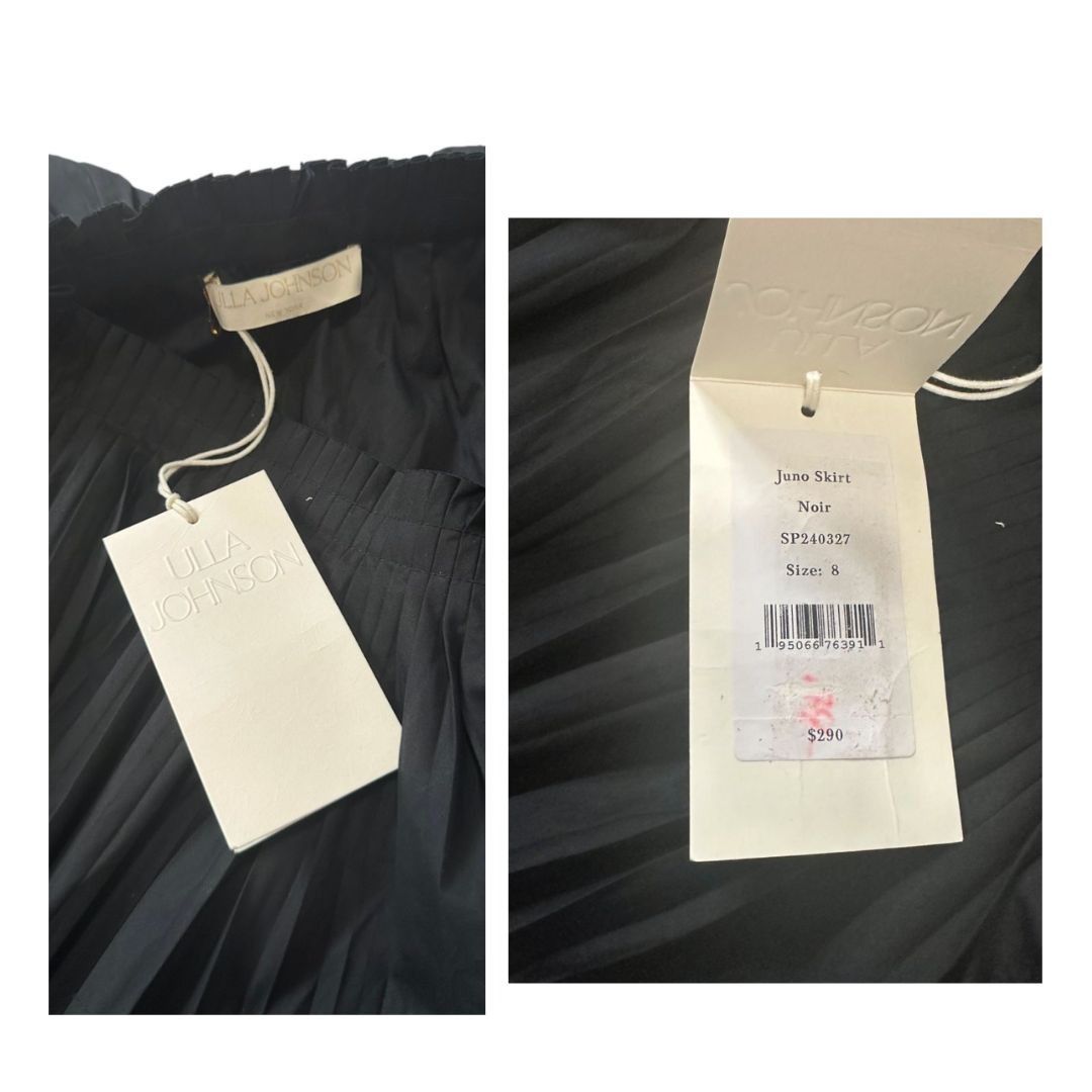 Ulla Johnson Ulla Johnson Juno Skirt in Noir, Size 8, New with tag Size 30" / US 8 / IT 44 - 4 Thumbnail