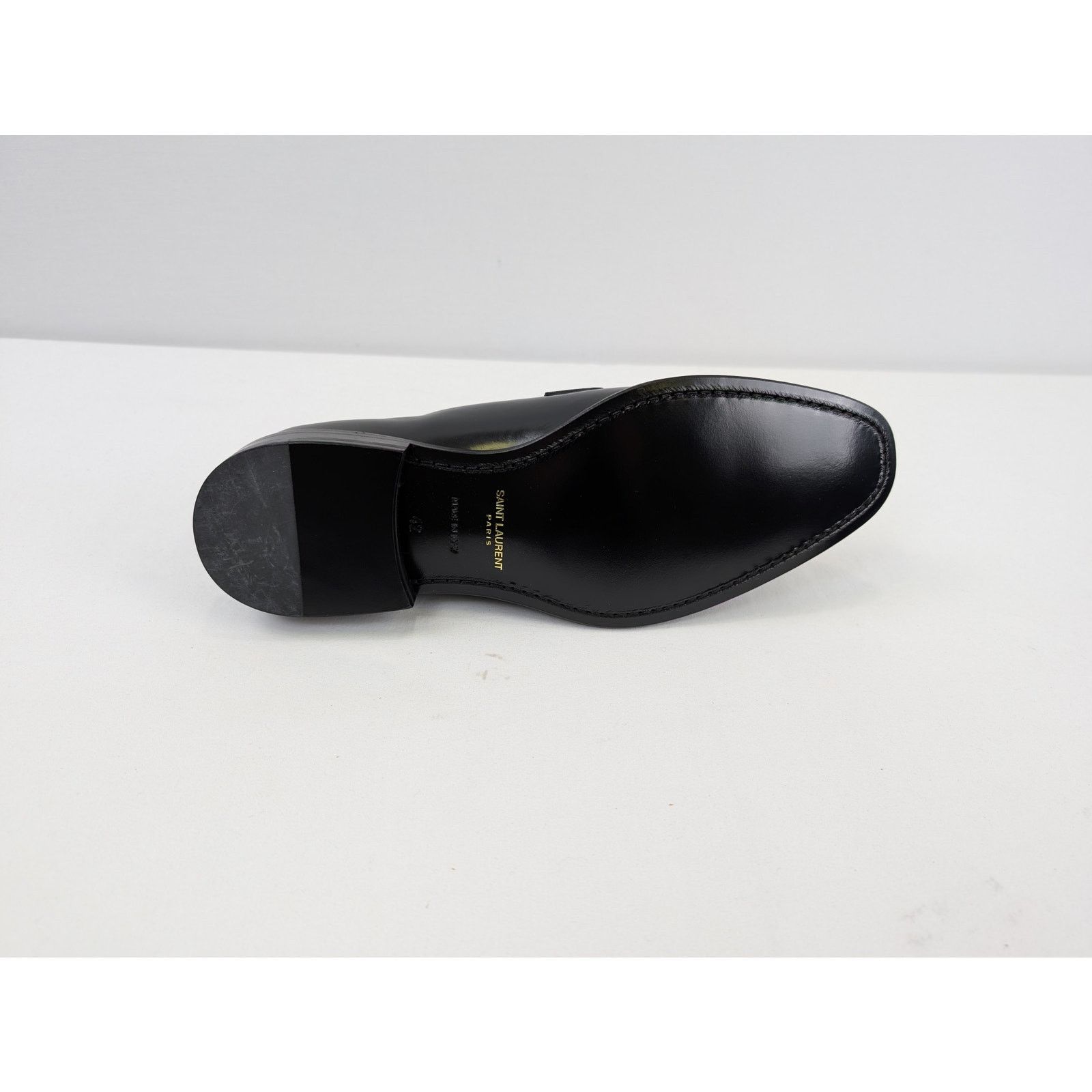 Saint Laurent Paris o1rshd1 Studded Derby Shoe Boots in Black Size US 9 / EU 42 - 12 Thumbnail