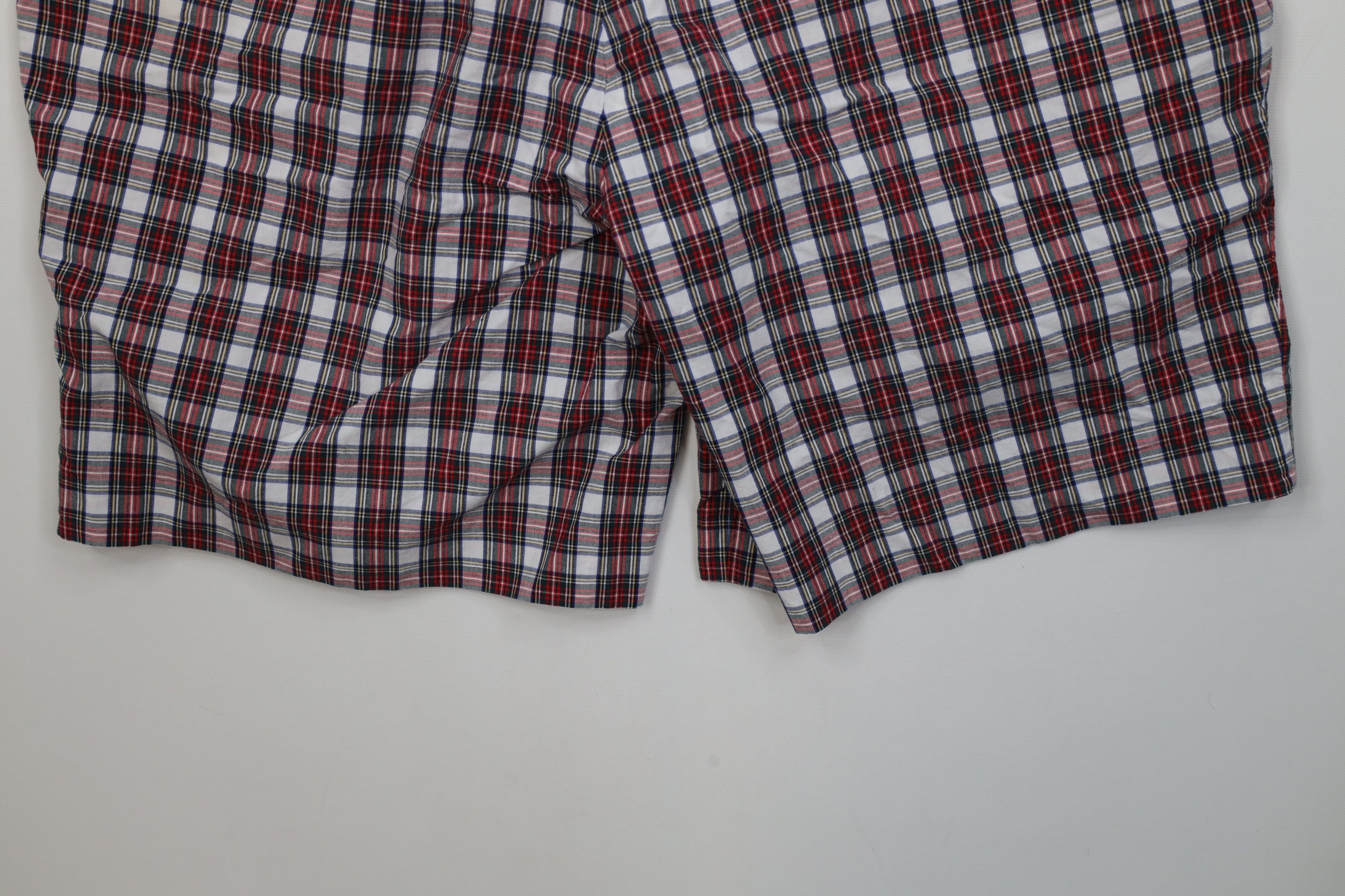 Vintage Vintage 90s Streetwear Above Knee Chino Golf Shorts Plaid Size US 36 / EU 52 - 10 Thumbnail