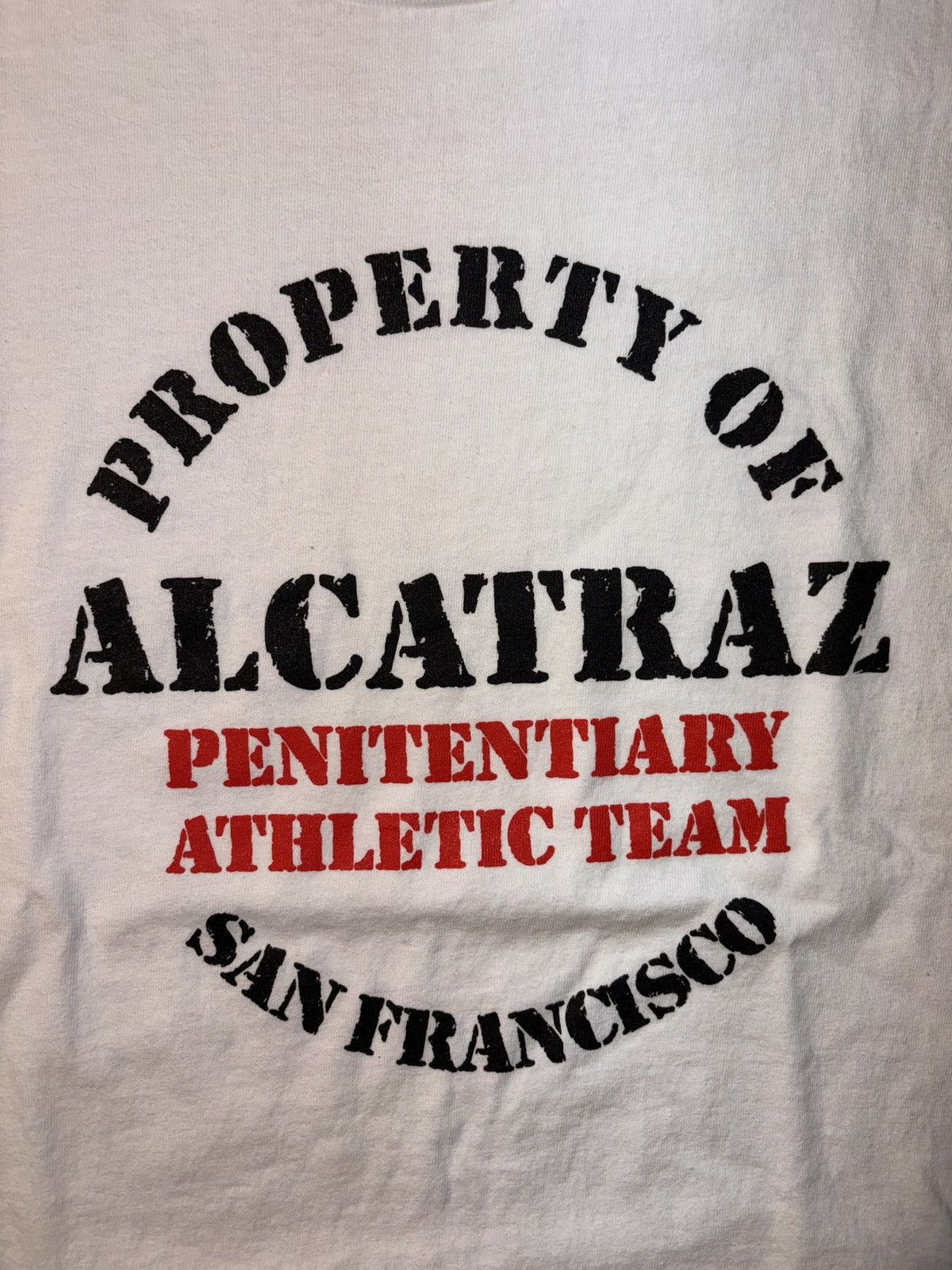 Fruit Of The Loom Alcatraz Penitentiary Athletic Team San Francisco 90s USA Size US L / EU 52-54 / 3 - 2 Thumbnail