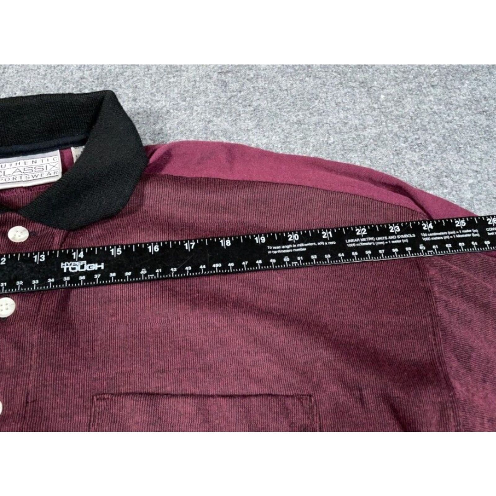Vintage VTG Dad Style Collared Sweater Adult Large Red Stripes Lightweight Retro Knit 90s Classic Hipster Mens Size US L / EU 52-54 / 3 - 5 Thumbnail