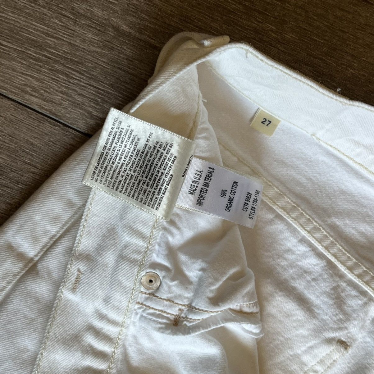 Citizens Of Humanity Citizens of Humanity Flavie Trouser Denim Jeans White Sz 27 Size 27" / US 4 / IT 40 - 13 Thumbnail