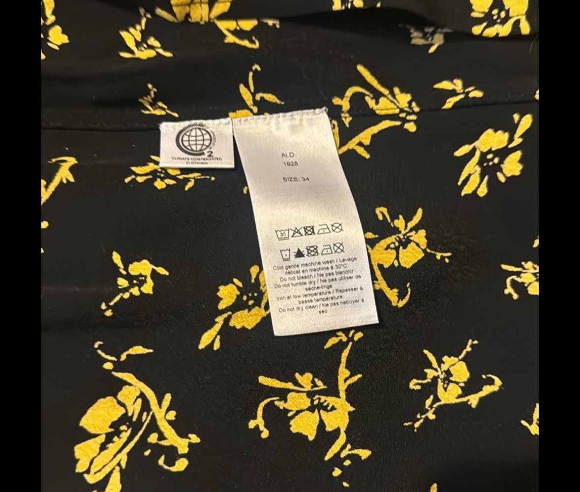 Ganni Black floral wrap dress Size XS / US 0-2 / IT 36-38 - 6 Thumbnail