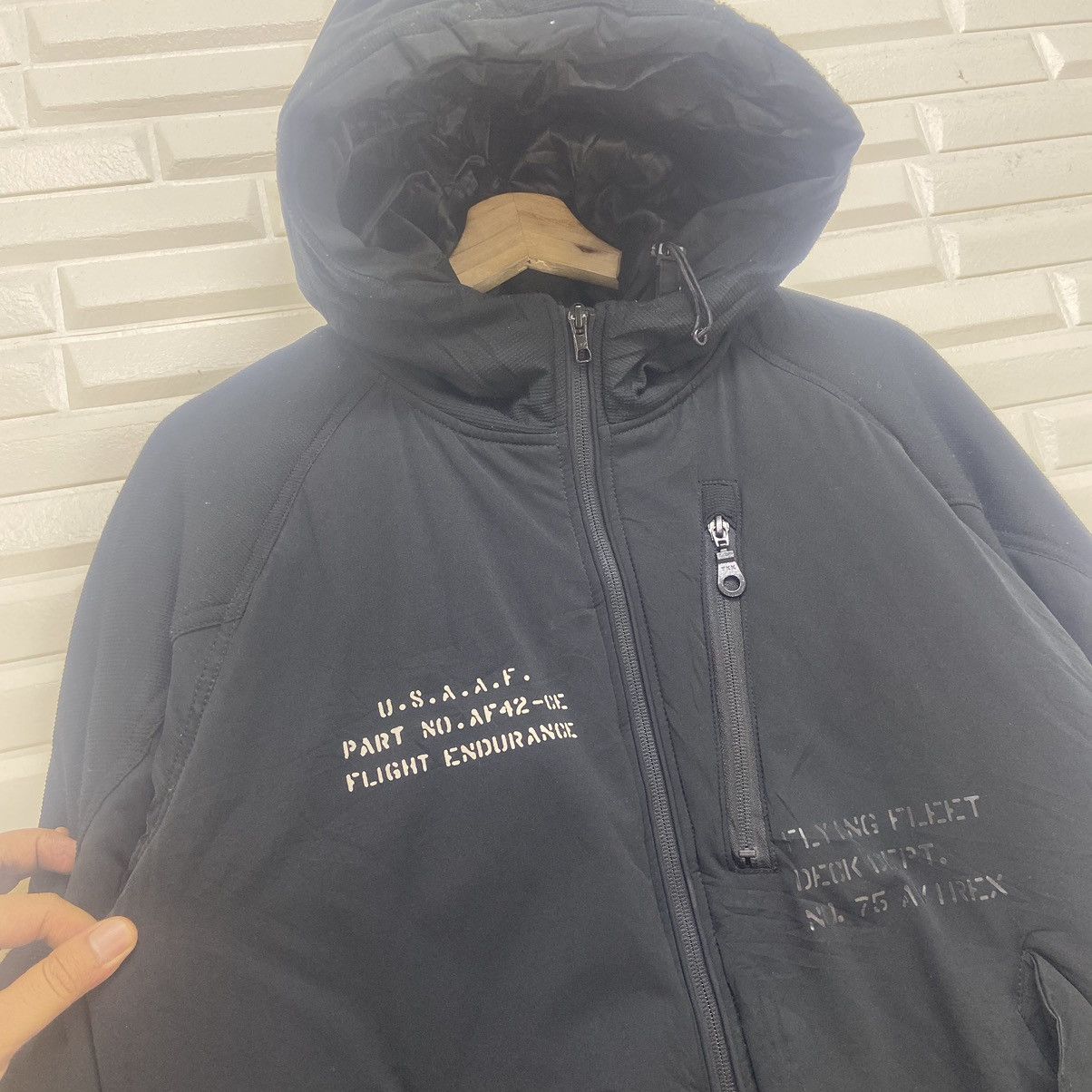 Avirex Flying Fleet Deck Dept. Air Field USAAF Bomber Jacket