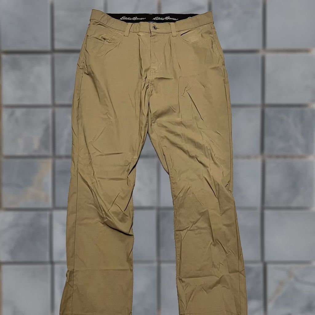 Eddie Bauer Eddie Bauer Pants Mens 38 X30 Performance Hiking Nylon Light Brown Chino Inseam 29in Mens Brown 38 Regular Size US 38 / EU 54 - 1 Thumbnail