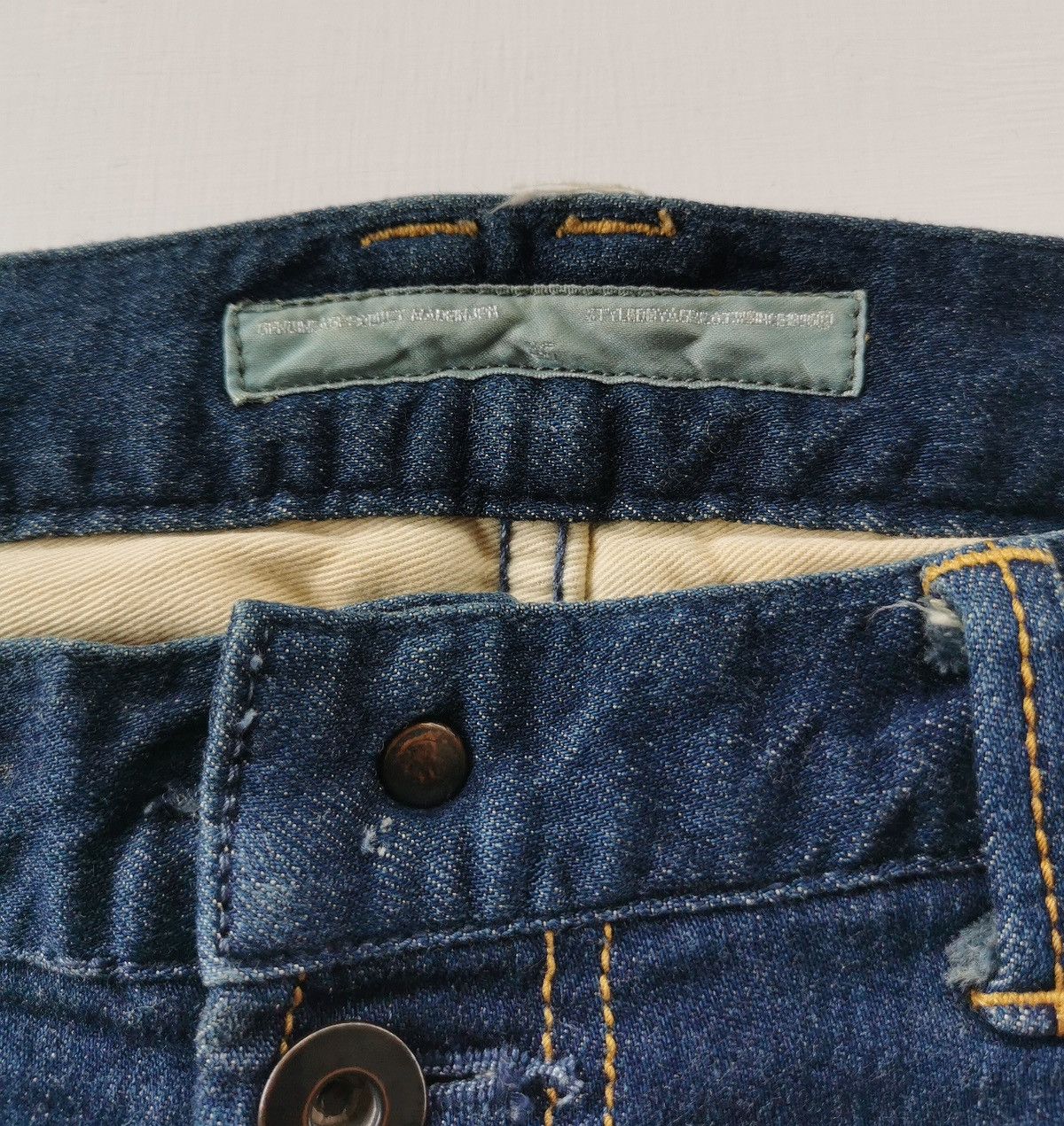 AG Adriano Goldschmied Adriano Goldschmied Article Cord Japan Zip Up Denim erd Size US 31 - 6 Thumbnail