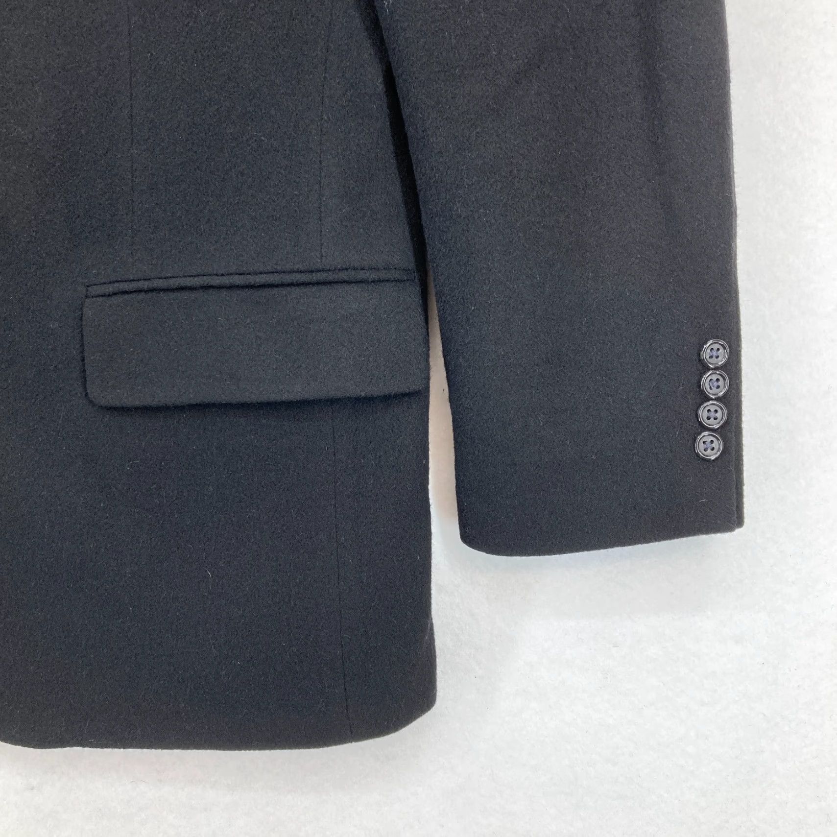 Club Room Club Room Blazer Mens 42 Black 2 Button Camel Hair Preppy Casual Sports Coat Long Wool Blazer Size 42R - 3 Thumbnail