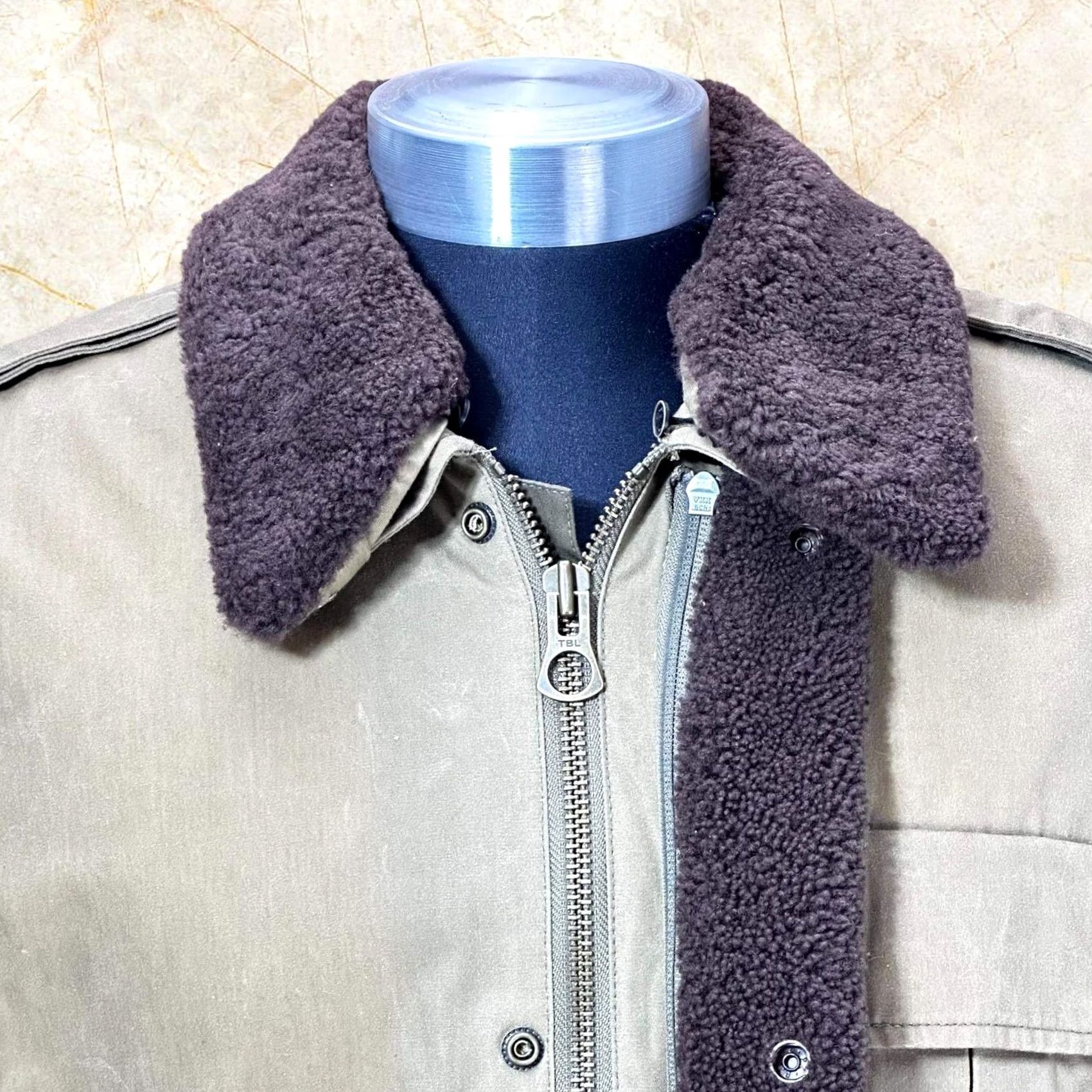Timberland Timberland X British Millerain Premium Waxed Car Military Coat 8514J262 size L/G Size US L / EU 52-54 / 3 - 4 Thumbnail