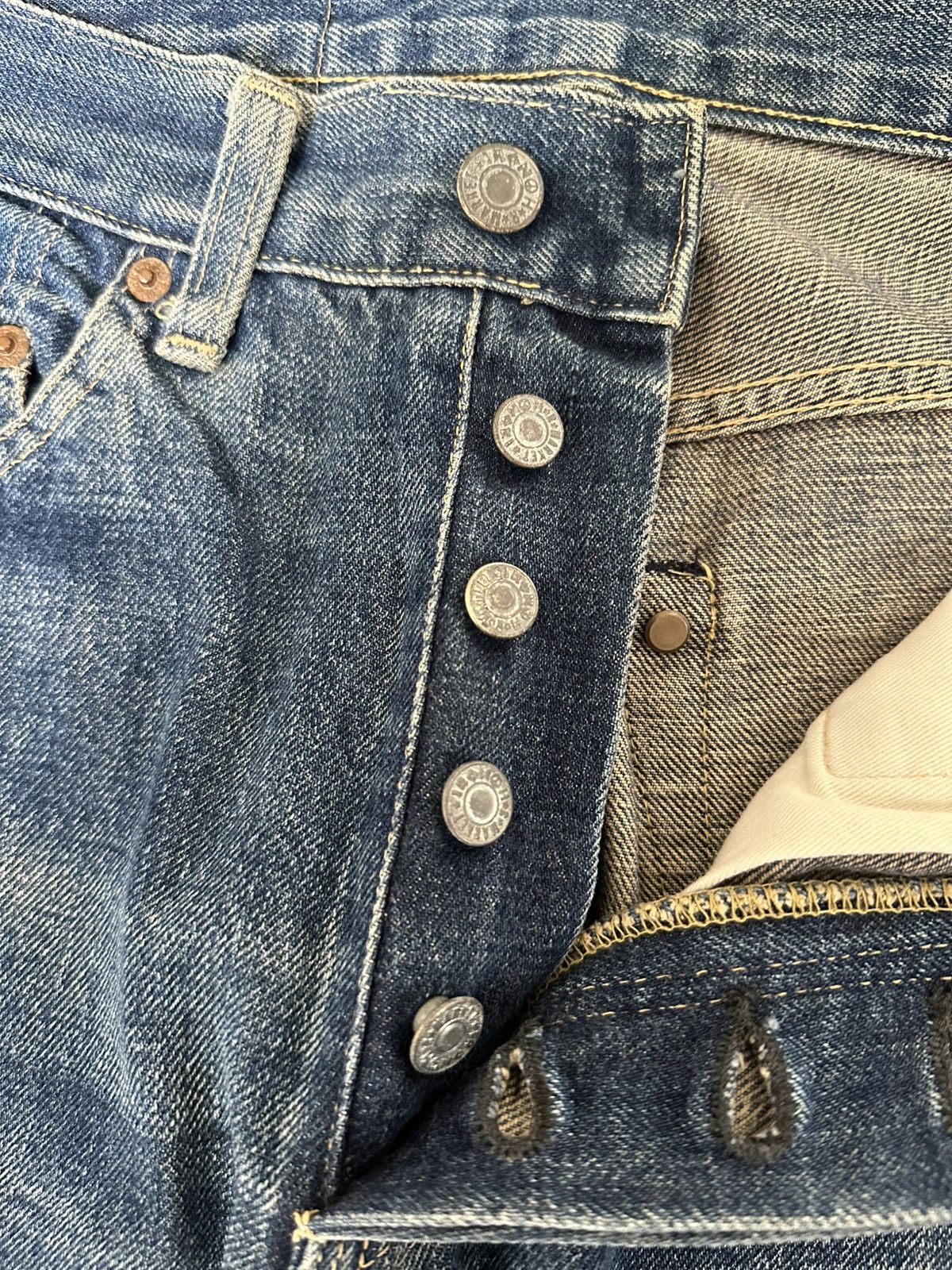 Blue Blue Japan Japanese Brand HR Market Red Selvedge Denim Size US 26 / EU 42 - 10 Thumbnail