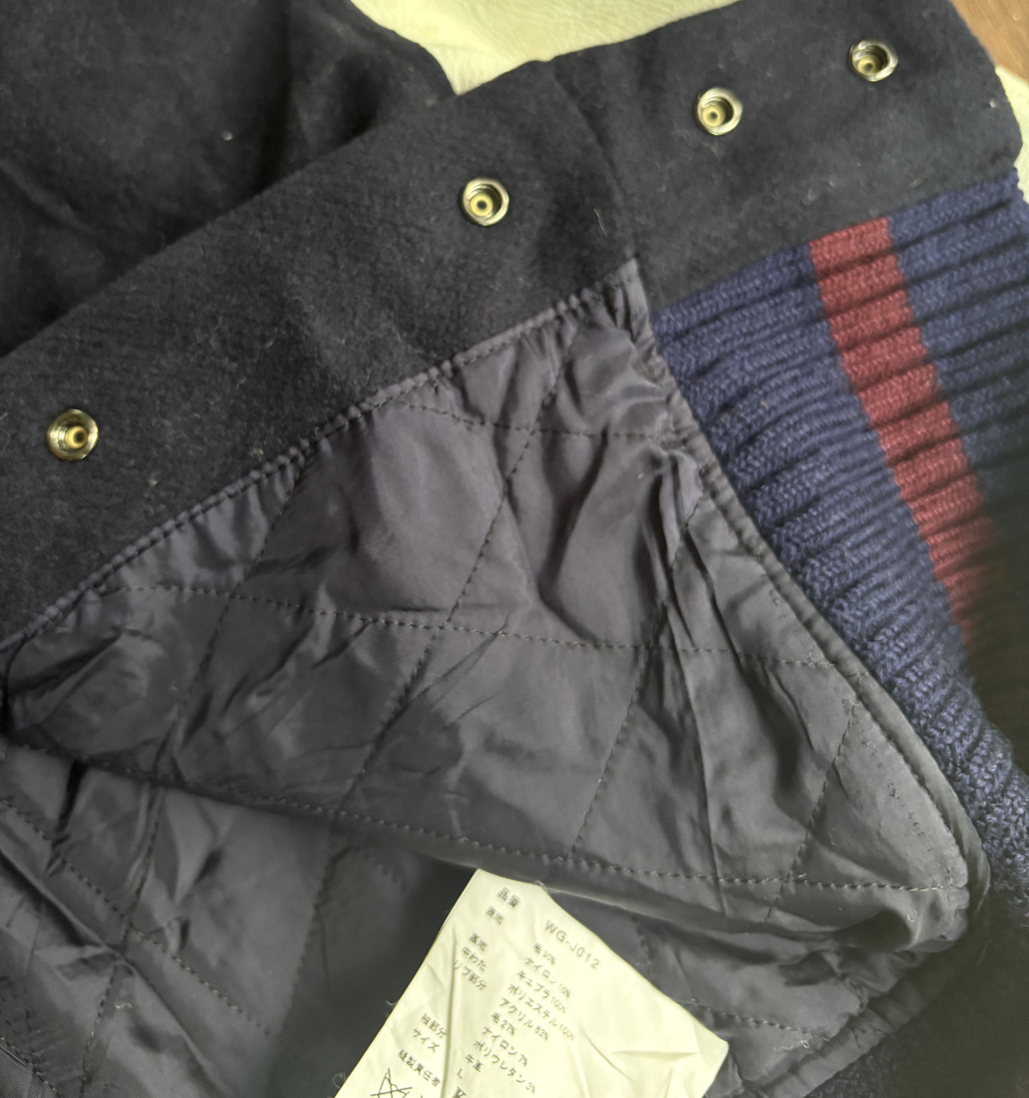 Junya Watanabe Junya Watanabe CDG Man Varsity Jacket 2002 Size US L / EU 52-54 / 3 - 9 Thumbnail