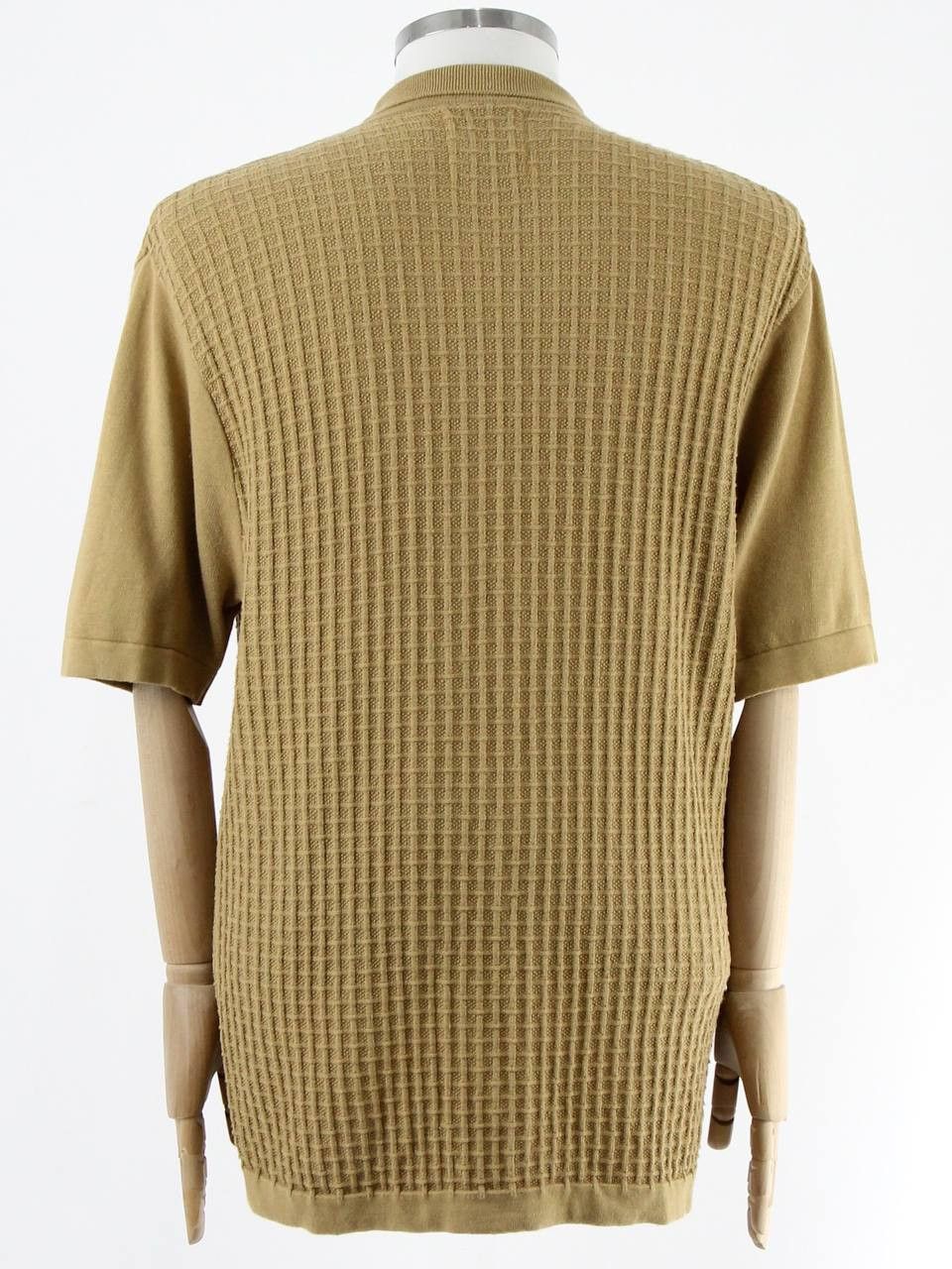 Percival PERCIVAL Textured knit shirt with short sleeves Size US XL / EU 56 / 4 - 3 Thumbnail