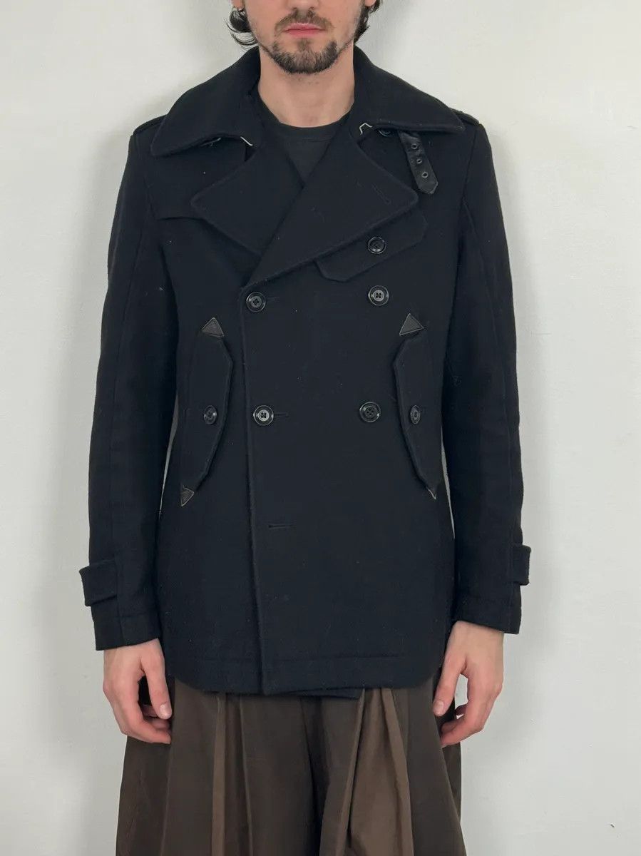 Diesel 2000s Diesel Black Wool Cabana Buttoned Jacket Size US S / EU 44-46 / 1 - 2 Thumbnail