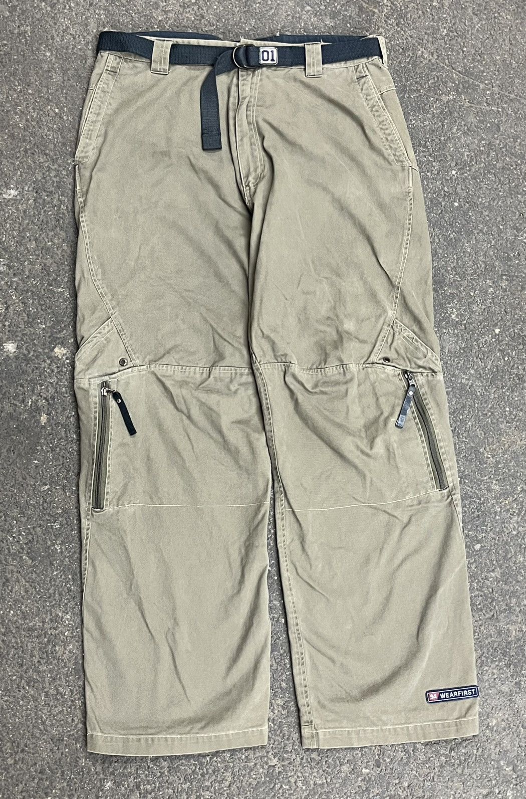 Vintage Utility cargo pants gorpcore y2k streetwear baggy fit hype Size US 36 / EU 52 - 1 Thumbnail