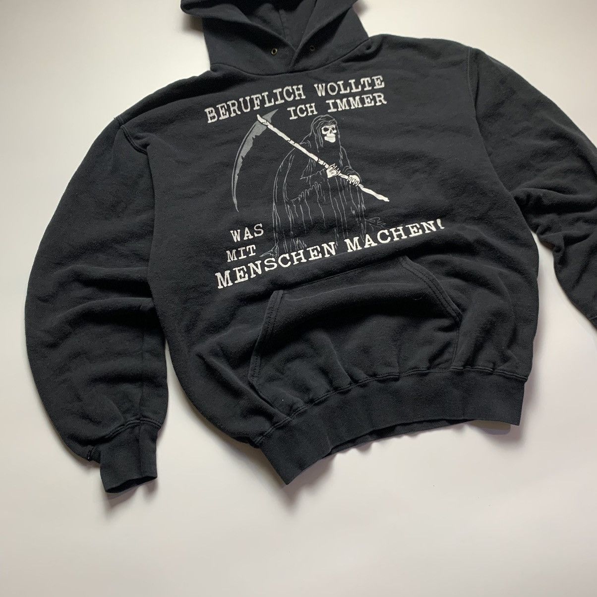 Vintage Vintage Y2K Affliction Grim Reaper Hoodie Size US M / EU 48-50 / 2 - 3 Thumbnail