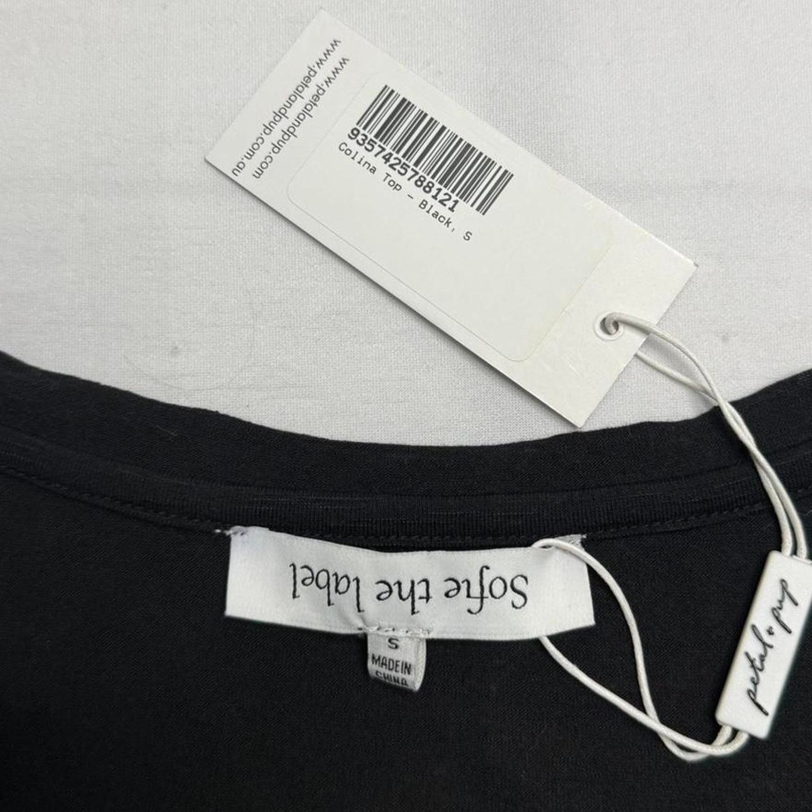 Other Sofie The Label Coline Top in Black Women size small NWT Size S / US 4 / IT 40 - 4 Thumbnail
