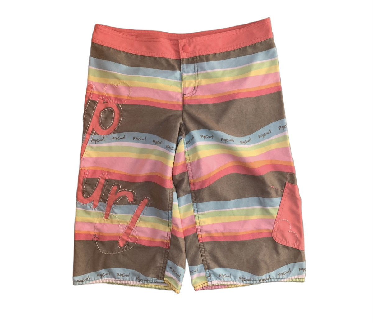Rip Curl × Vintage 👙 Vintage Rip Curl Women’s Swim Shorts – Summer 2008 Size 38" / US 16 / IT 52 - 1 Thumbnail