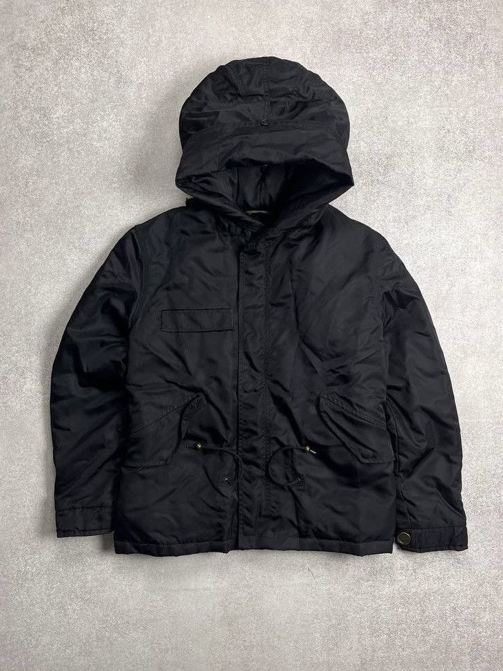 MR & MRS ITALY Vintage Mr & Mrs Italy Black Hooded Black Jacket Y2K S Size S / US 4 / IT 40 - 1 Thumbnail