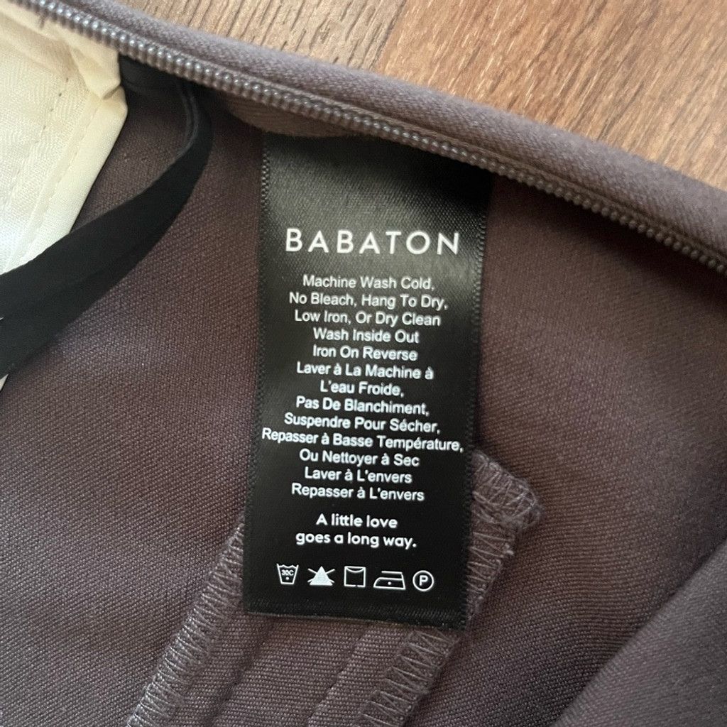 Aritzia NWT Babaton Elliot Pants – “Charred” (Aritzia) 🖤 Size 25" / US 0 / IT 36 - 11 Thumbnail