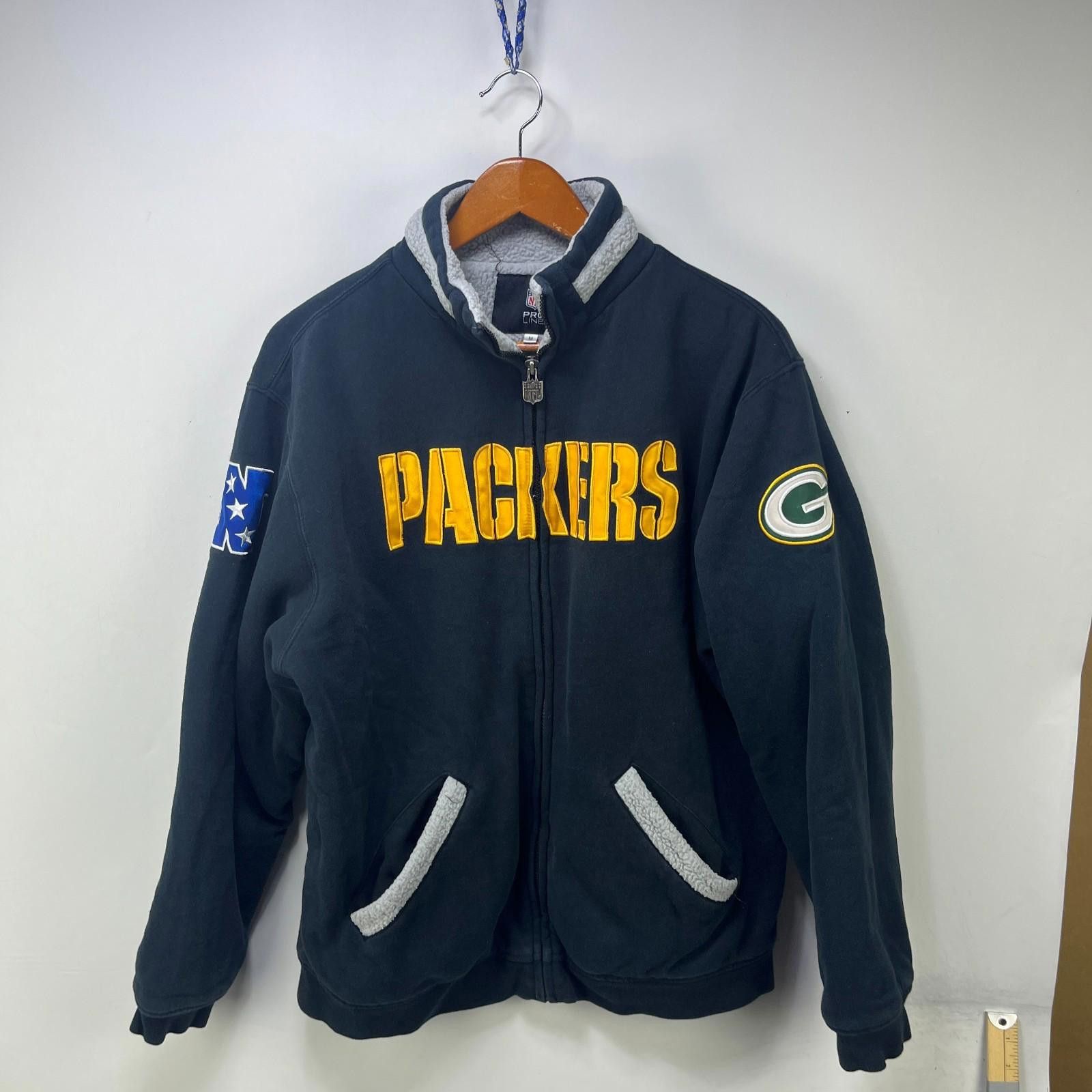 Other Vintage Green Bay Packers Fleece Lined Jacket Medium Size ONE SIZE - 1 Thumbnail