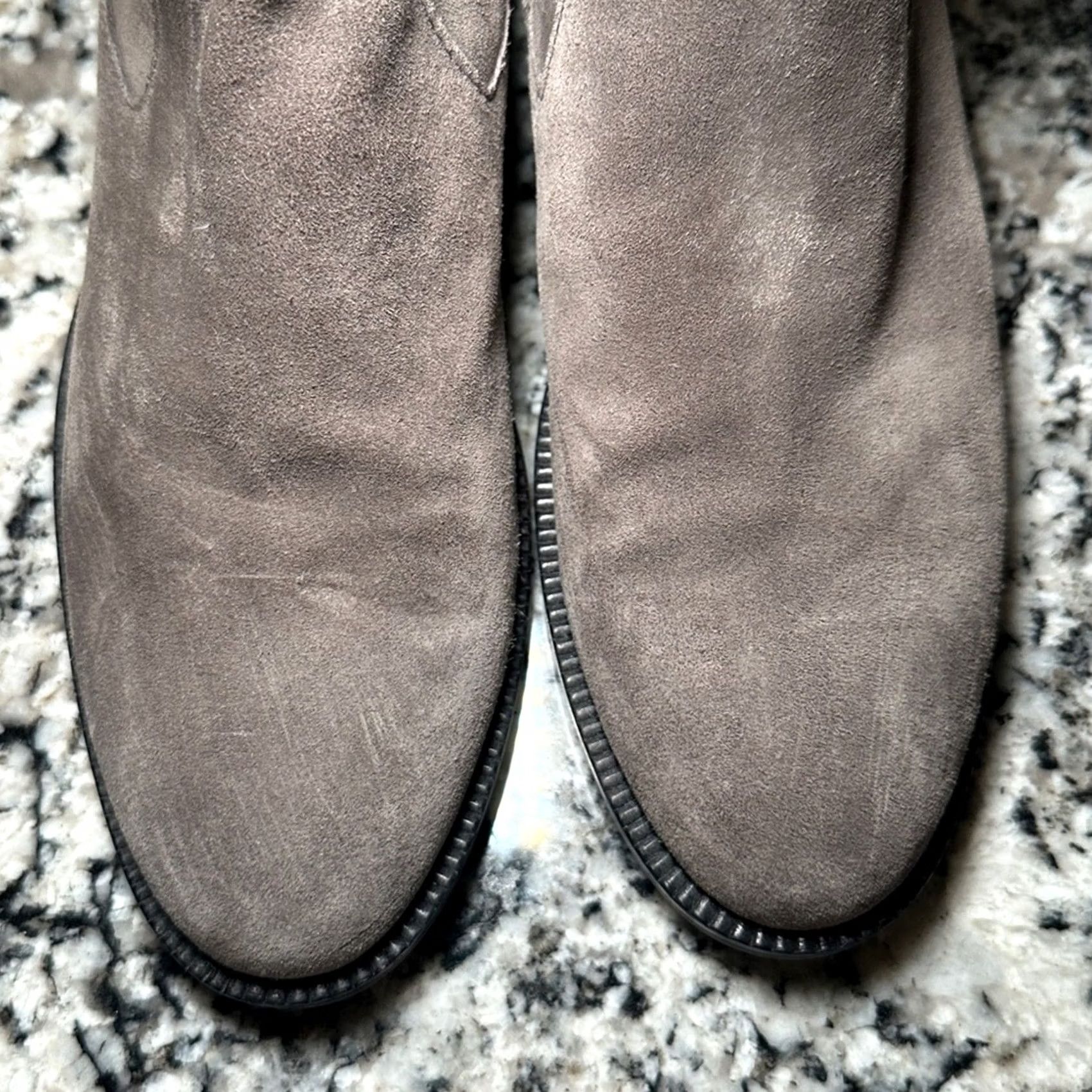 Aquatalia VINTAGE Aquatalia Oribella Suede Made in Italy Ankle Boots 8.5 Gray Women Bootie 6.5" MS7906 Size US 9 / IT 39 - 6 Thumbnail