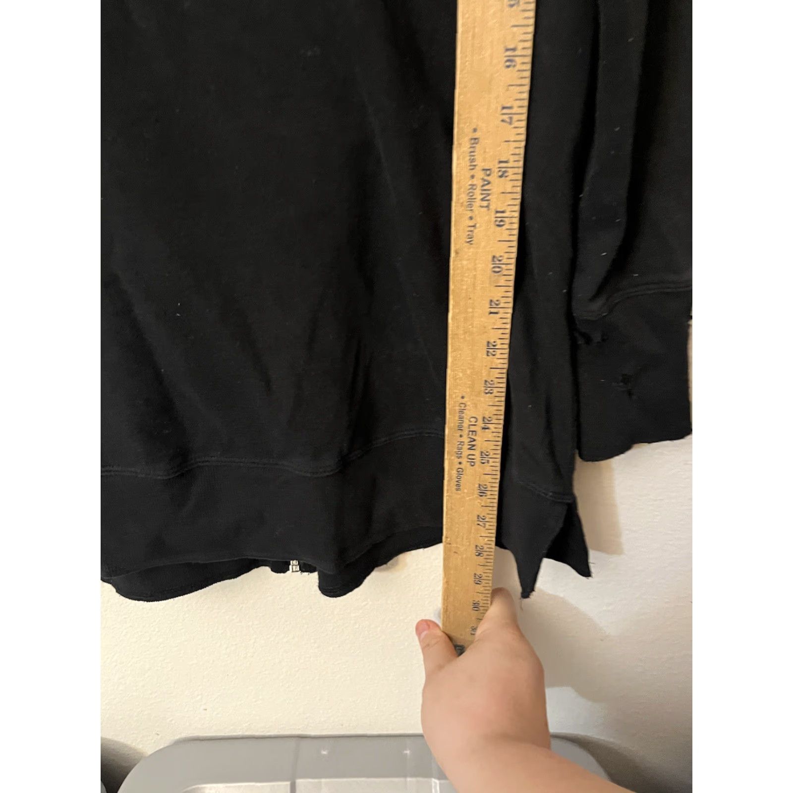 Calvin Klein Calvin Klein Performance Fleece Hoodie Womens Medium Black Logo Stripe Full Zip Size M / US 6-8 / IT 42-44 - 4 Thumbnail