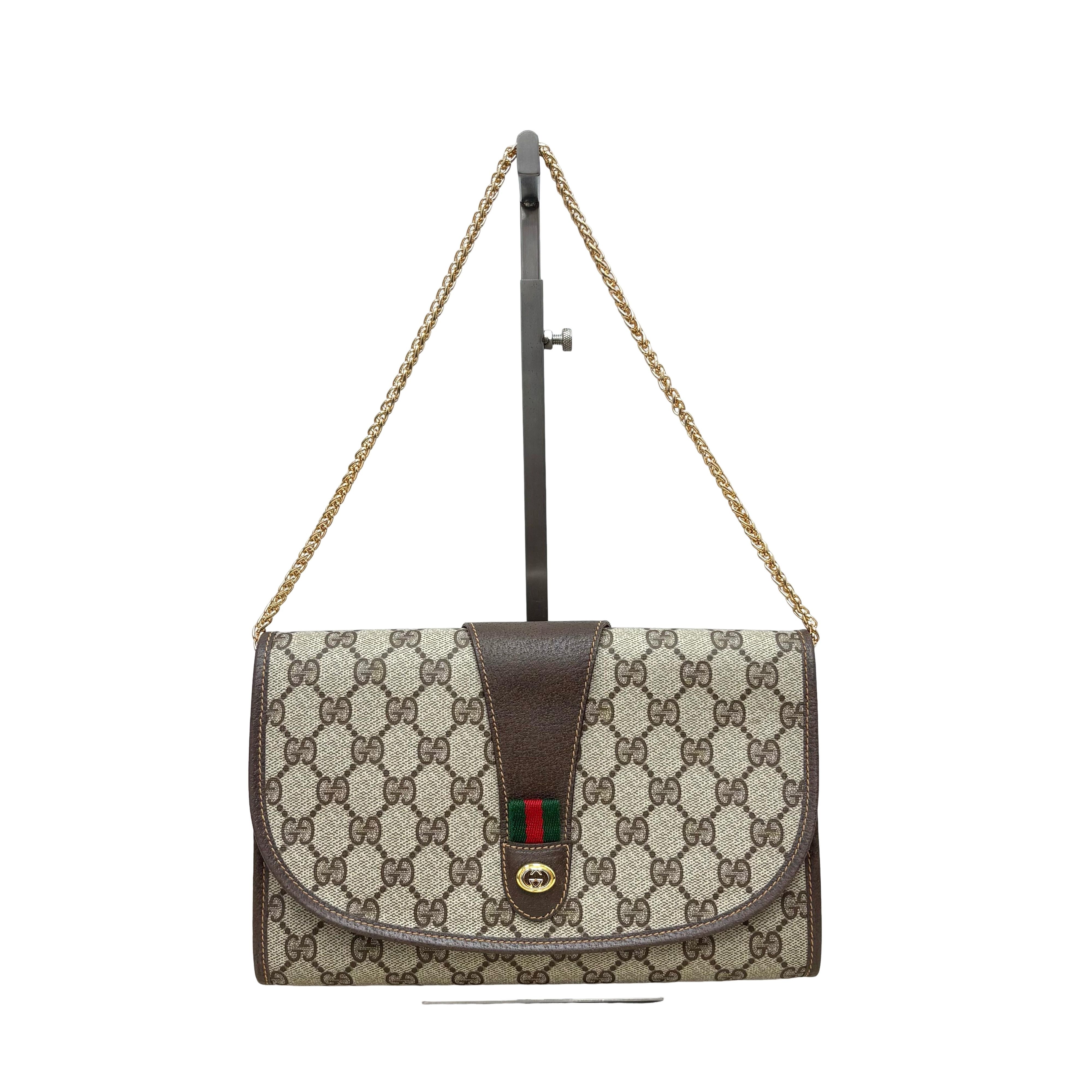 Gucci Gucci GG Supreme Canvas Handle Bag One Size Size ONE SIZE - 1 Thumbnail