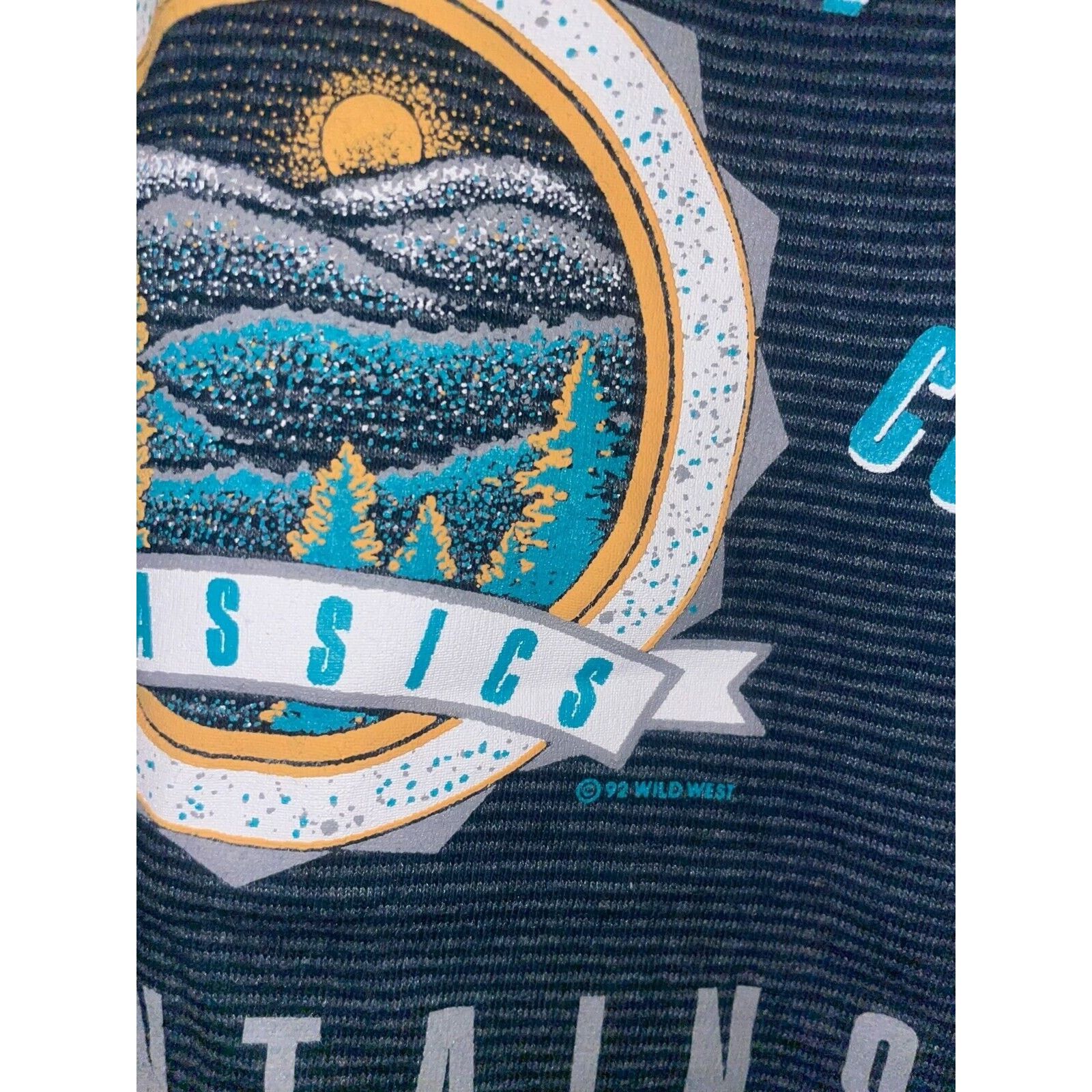 Vintage 90s Vintage Blue Ridge Nature Mountains Green Shirt Striped Size US L / EU 52-54 / 3 - 5 Thumbnail