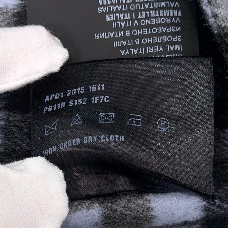 Prada Prada Color-blocked lapel plaid wool belt coat 2501-Nextarr Size US S / EU 44-46 / 1 - 6 Thumbnail