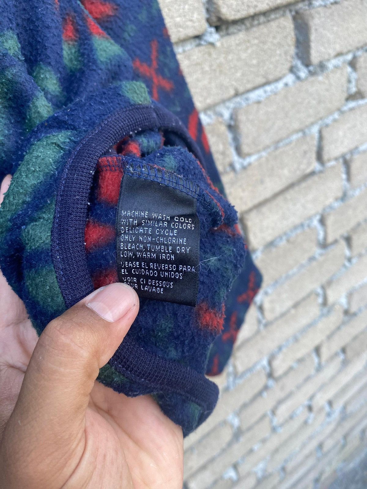 Japanese Brand Vintage Context Fleece Jacket Half Zipper Size US L / EU 52-54 / 3 - 5 Thumbnail