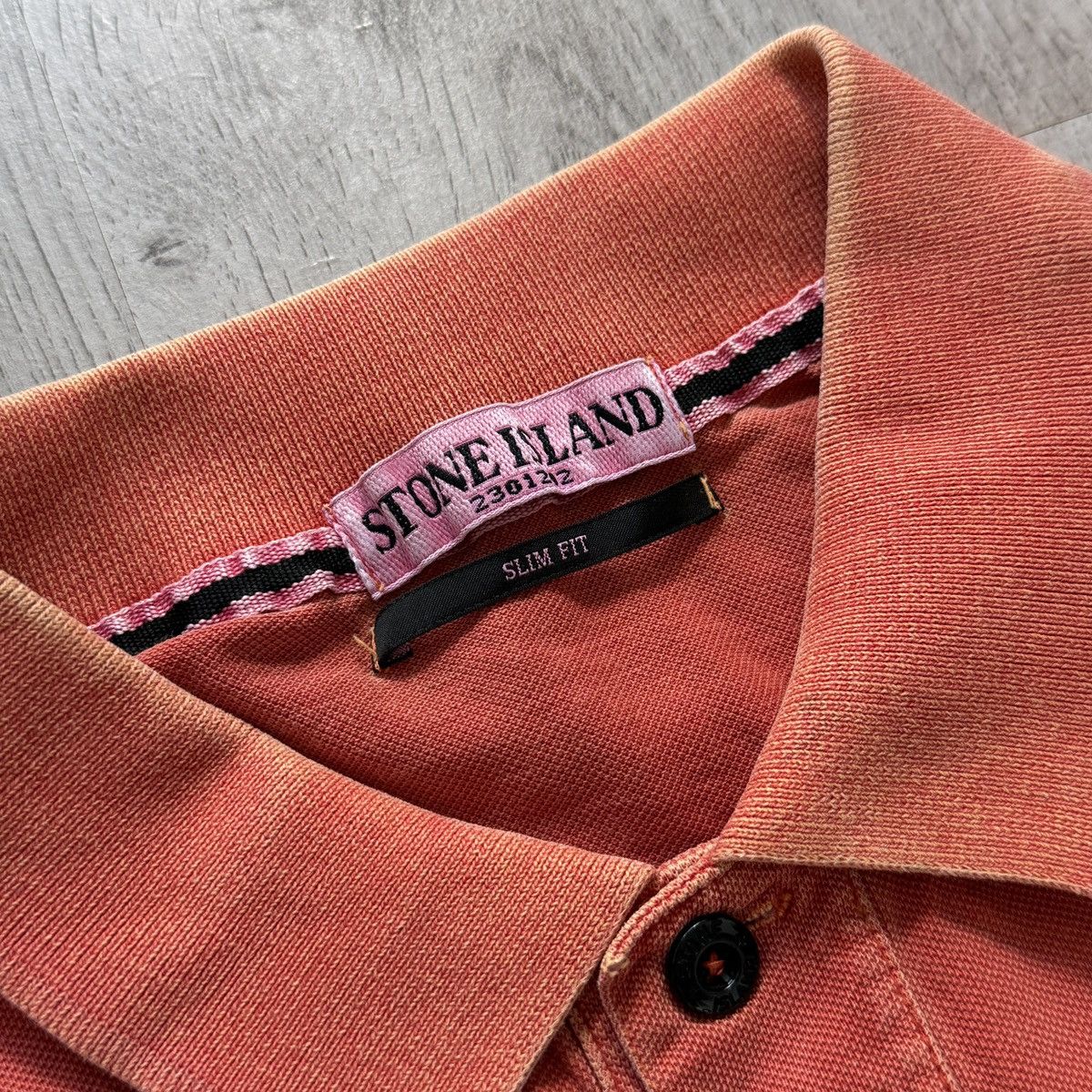 Other Vintage Stone Island Polo Garment Dyed Lava Orange Shirt Size US XL / EU 56 / 4 - 8 Thumbnail