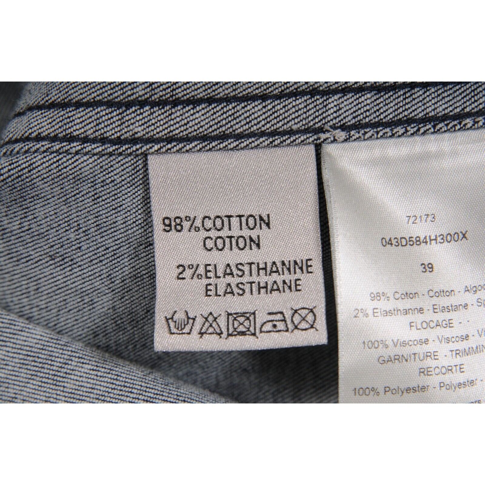Dior Button Down Embroidered Logo Shirt IT 39 Velour Size US M / EU 48-50 / 2 - 10 Thumbnail