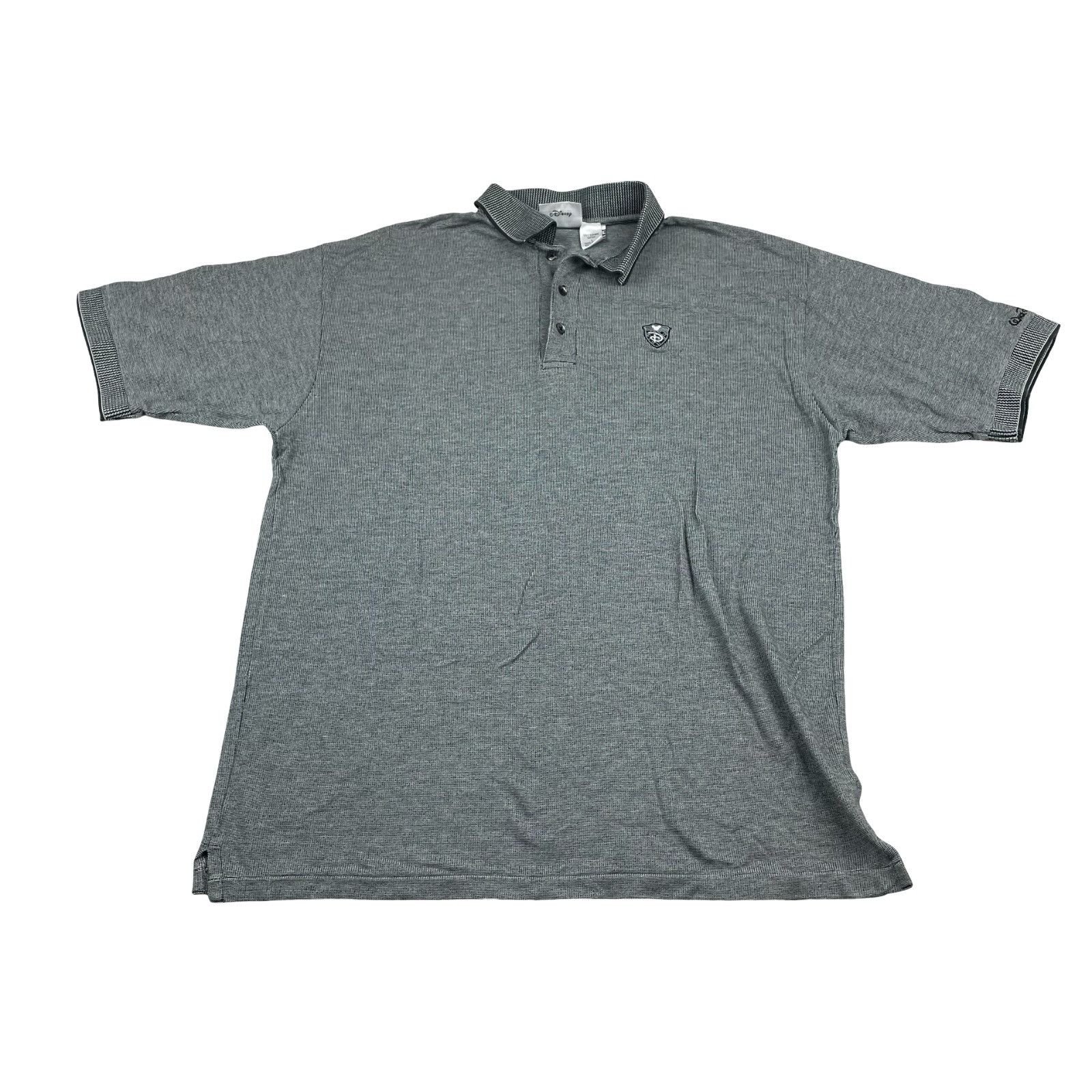 Disney VTG Walt Disney World Men's 100% Cotton S/S Golf Polo Shirt Size US L / EU 52-54 / 3 - 2 Thumbnail