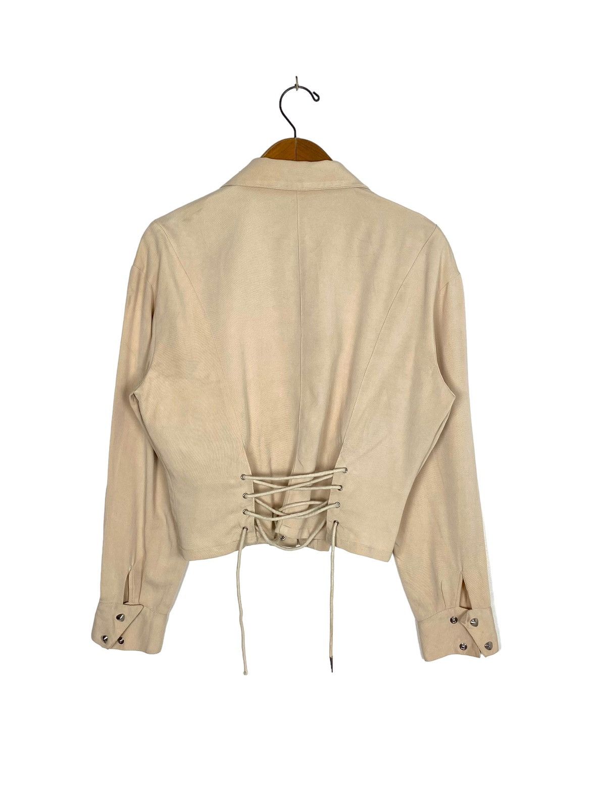 Mugler Rare‼️ Mugler Paris Bondage Snap button Blouse Size S / US 4 / IT 40 - 3 Thumbnail