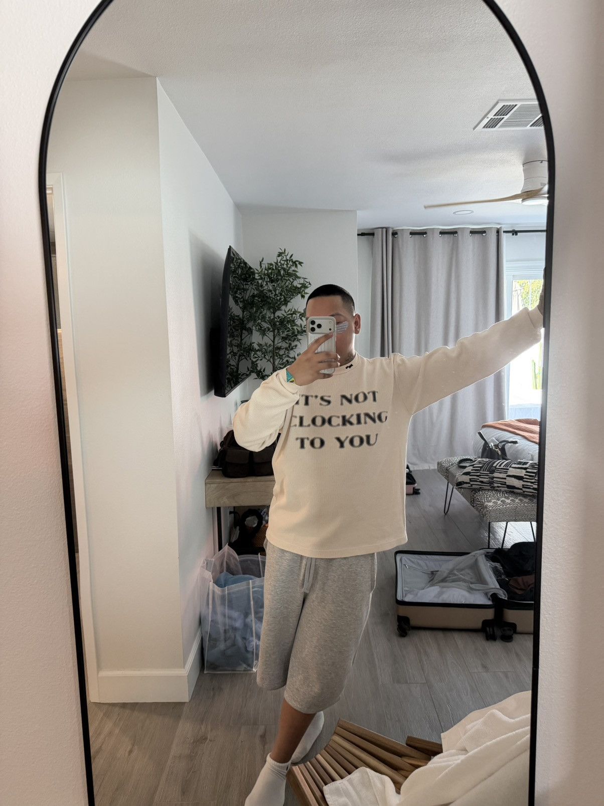 SKYLRK Skylrk Thermal Longsleeve ‘IT’S NOT CLOCKING TO YOU’ Size US L / EU 52-54 / 3 - 4 Thumbnail