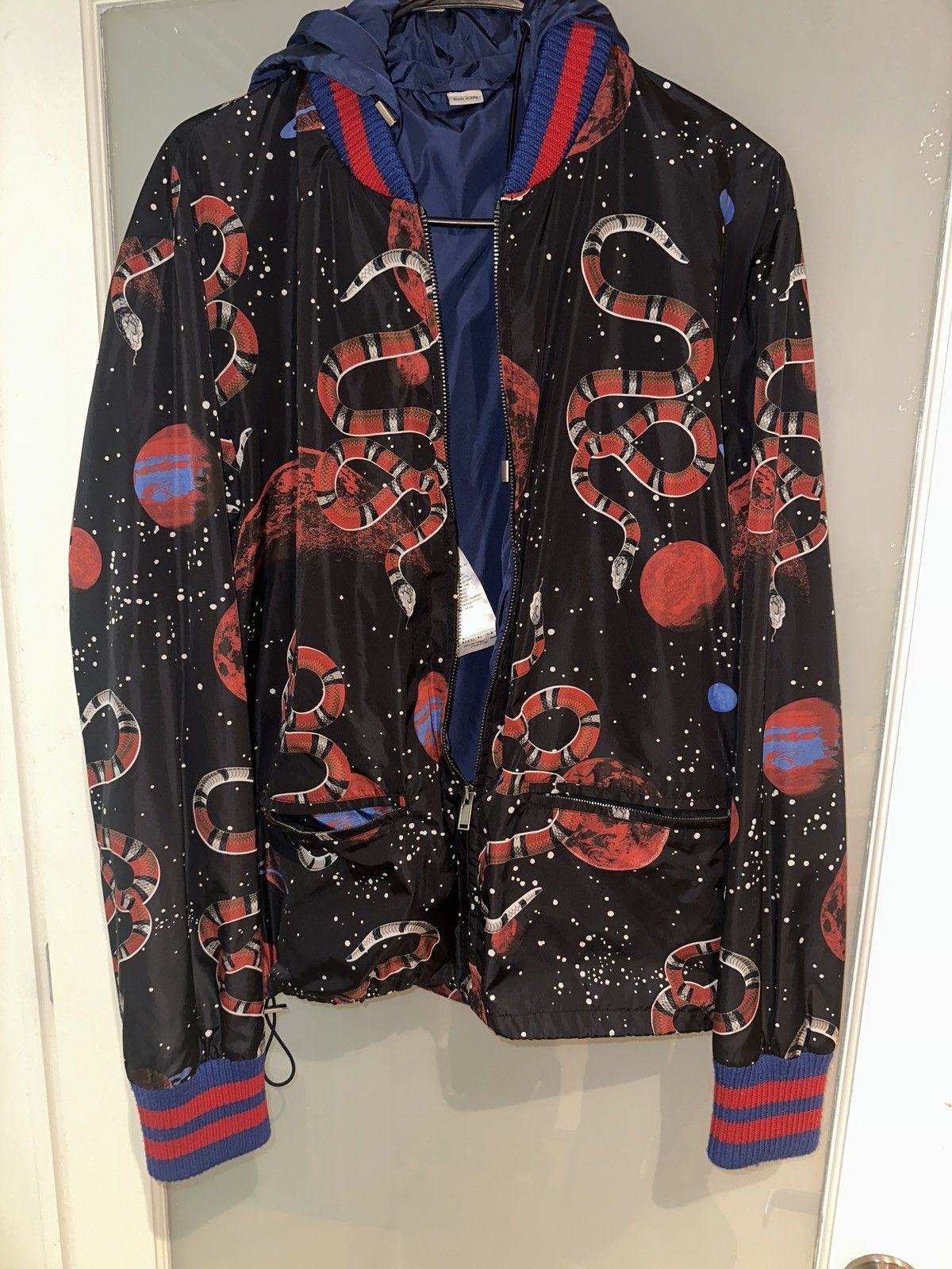 Gucci snake galaxy fashion jacket