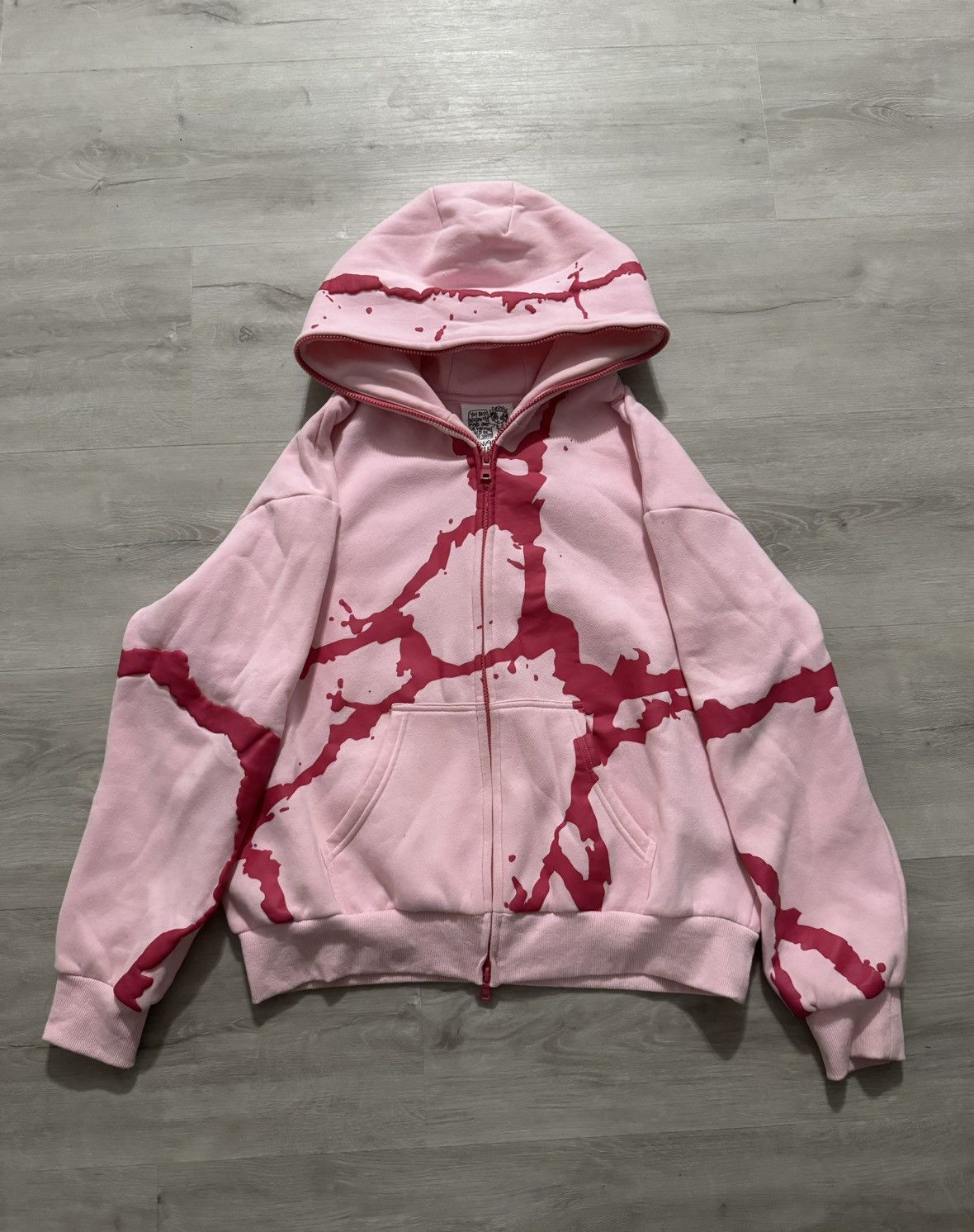 image of Named Collective Puff Print Full Zip in Pink, Men's (Size Medium)