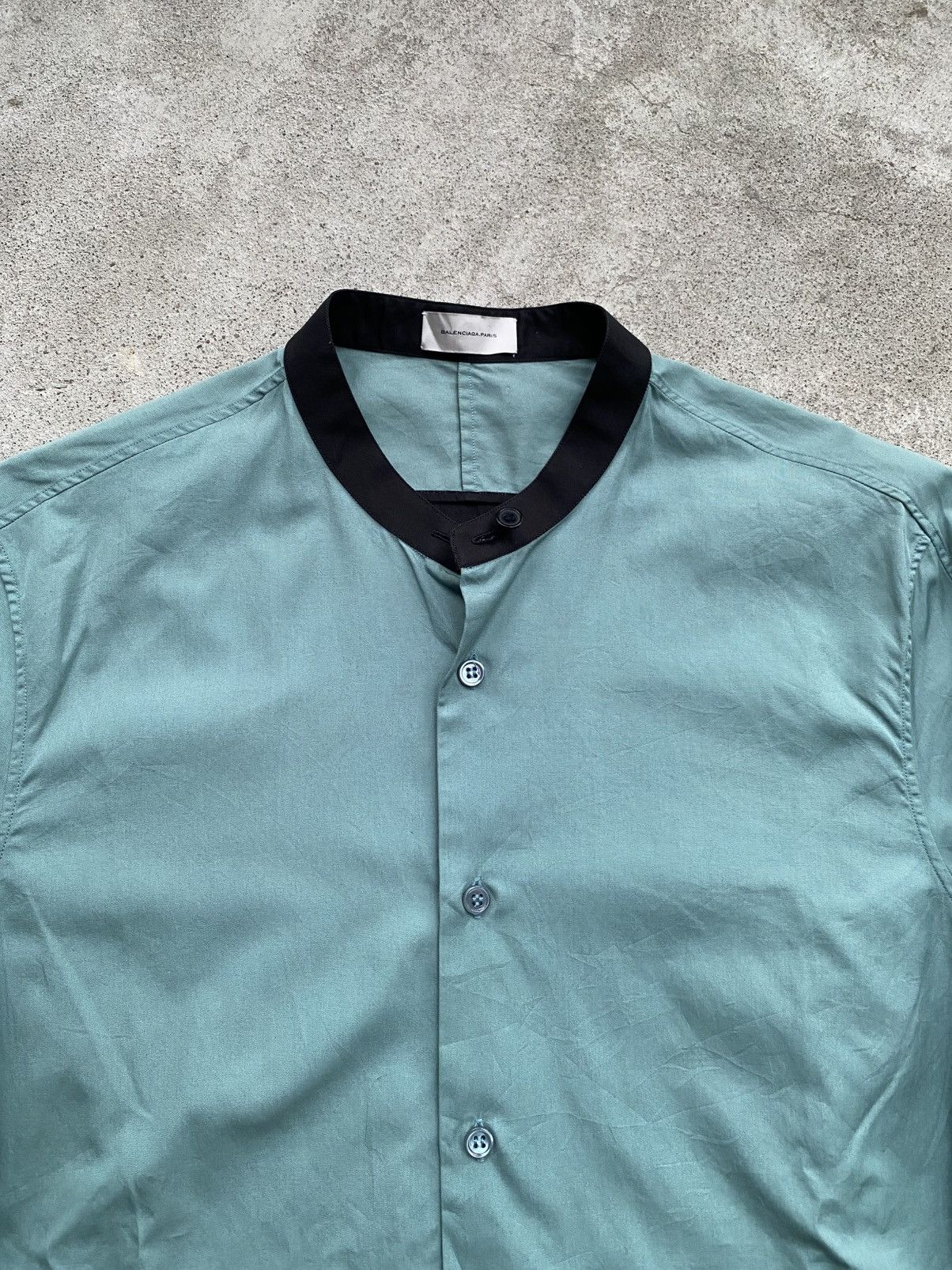 Balenciaga BALENCIAGA PARIS COLORBLOCK BUTTON SHIRT Size US M / EU 48-50 / 2 - 2 Thumbnail