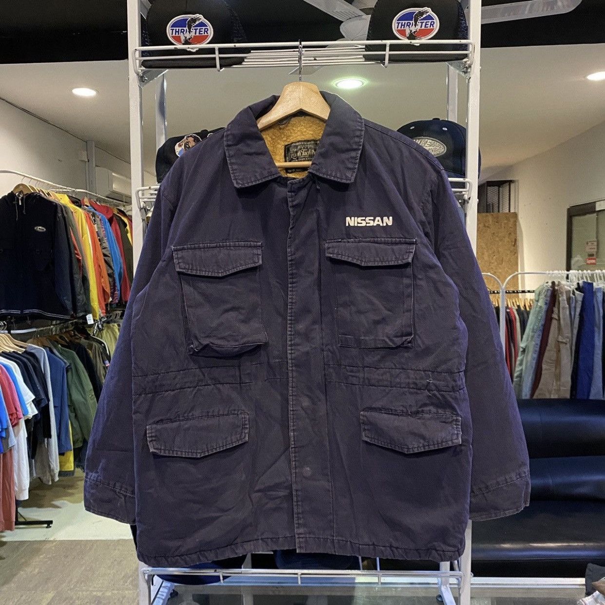 Other VINTAGE NISSAN HIGH TACHIBANA Multi Pocket Workwear Jackets Size US L / EU 52-54 / 3 - 1 Thumbnail