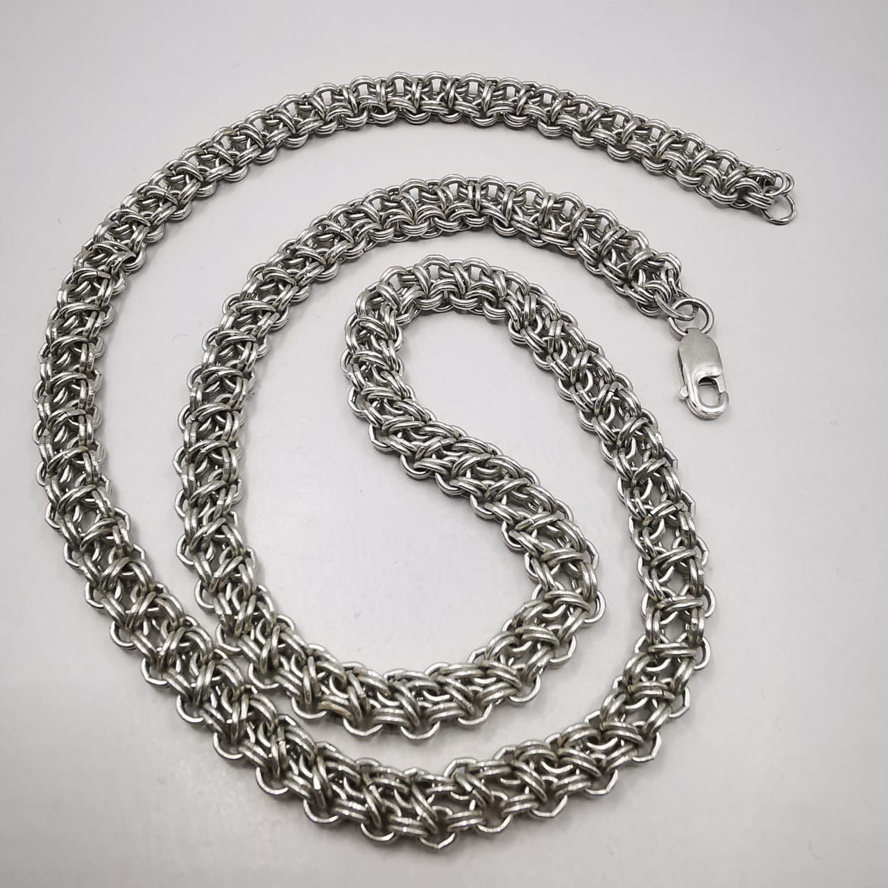 Vintage Jewelry Chain Sterling Silver 6104g