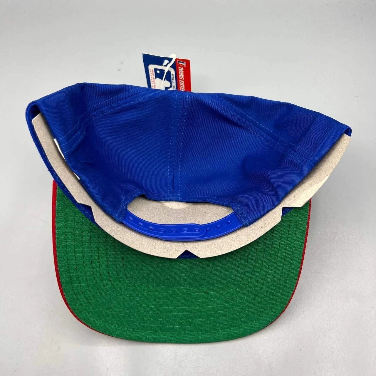 Twins Enterprise Inc. × Vintage Chicago Cubs Hat Men Blue Red Twins Enterprise MLB Snap Back Size ONE SIZE - 5 Thumbnail