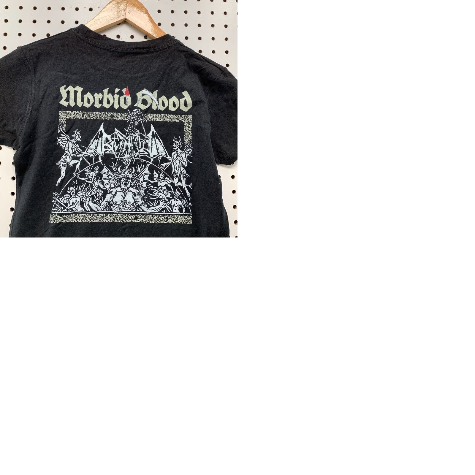 Tultex Morbid Blood Demonic Shirt Black Double Sided Demon Adult Small Size US S / EU 44-46 / 1 - 10 Thumbnail
